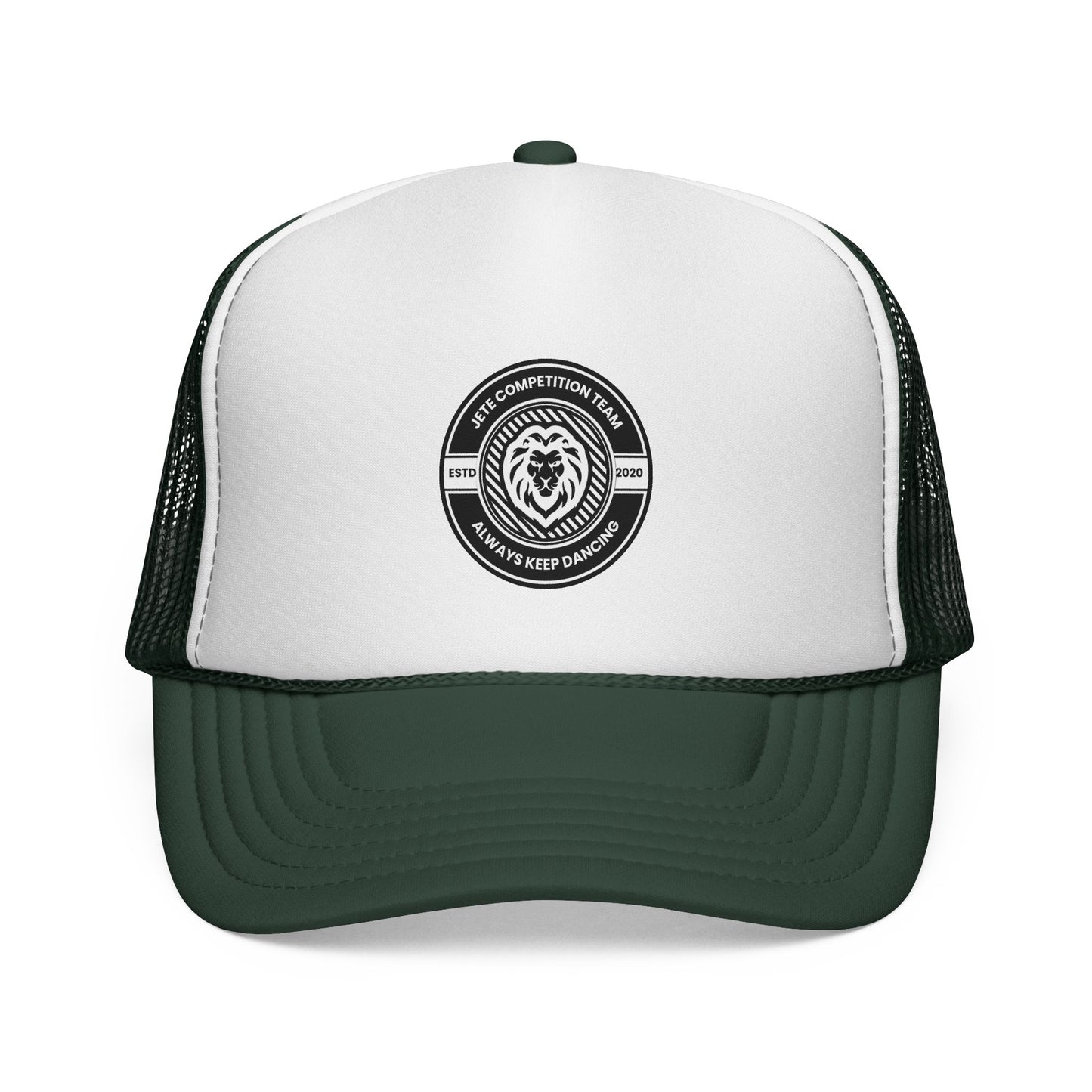 "Jeté Competition Team - Always Keep Dancing" Trucker Hat – Collegiate-Inspired Dance Team Cap with Motto