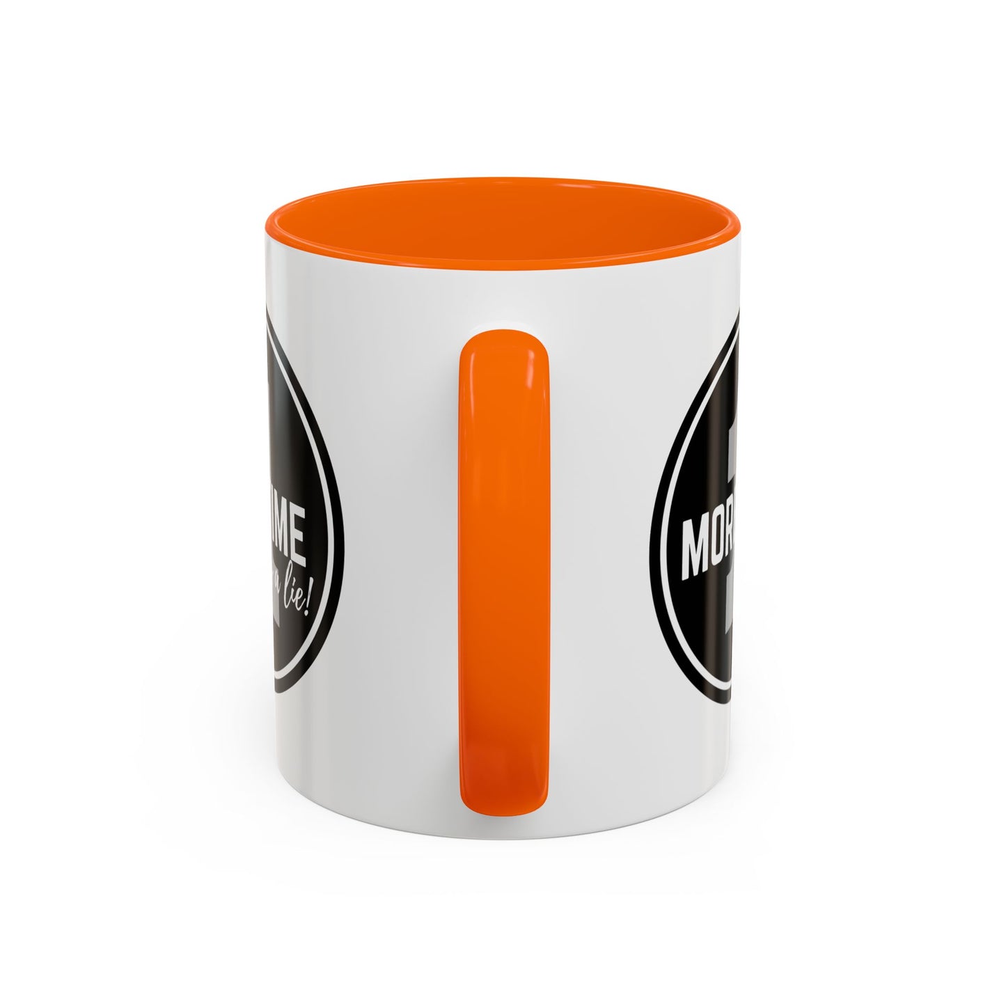 "One More Time is a Lie" Dance Quote Accent Coffee Mug – Bold Emblem Graphic Ceramic Cup