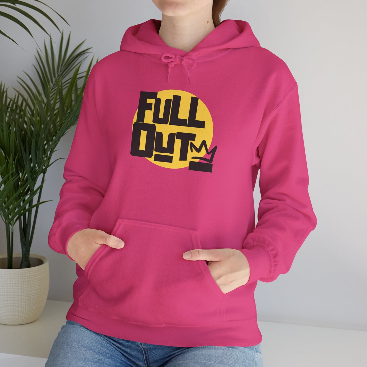 "Full Out" Dance Hoodie – Bold Streetwear-Inspired Unisex Hooded Sweatshirt for Dancers