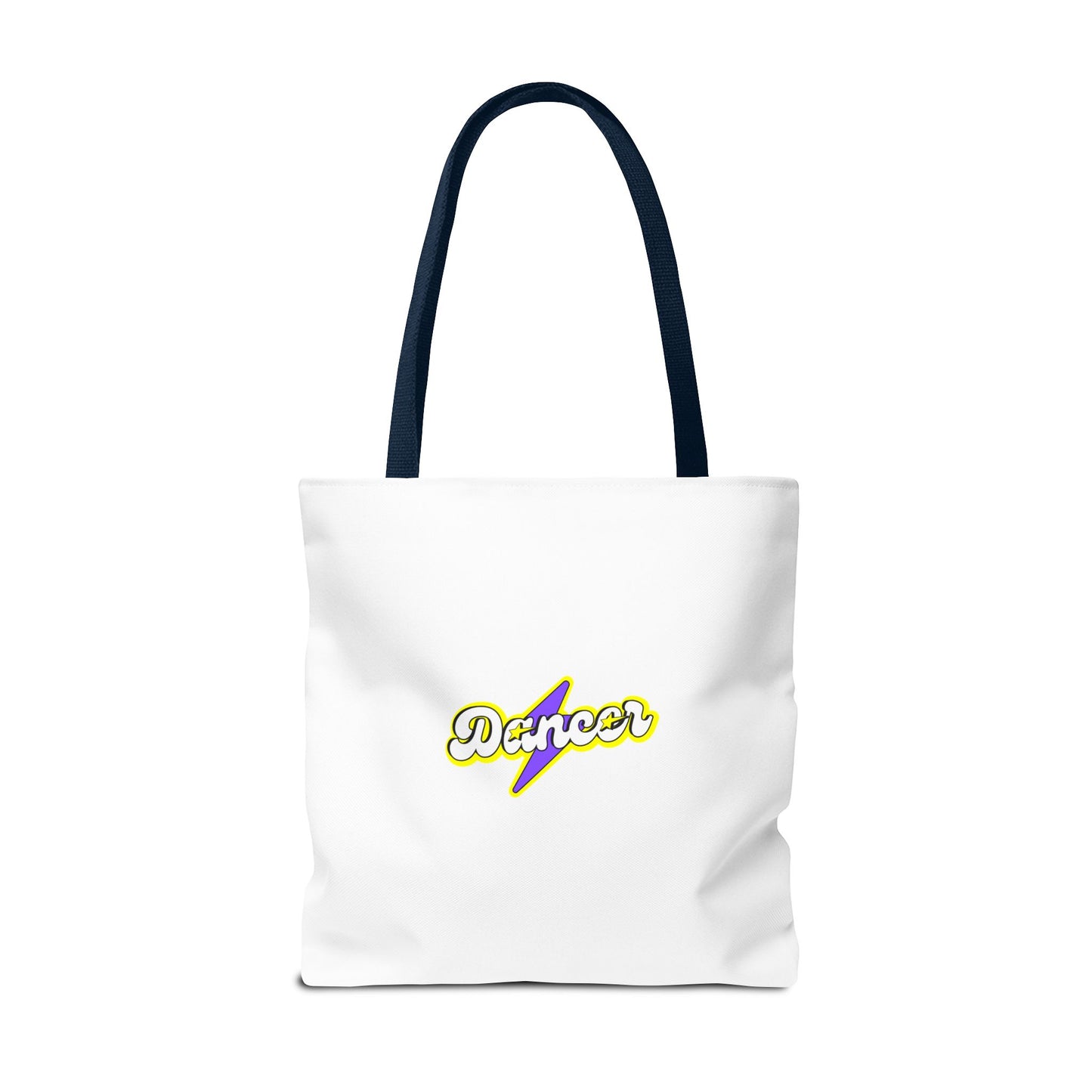 “Dancer” Superhero Graphic Canvas Tote Bag – Bold Dance Tote for Classes, Rehearsals & Everyday Use