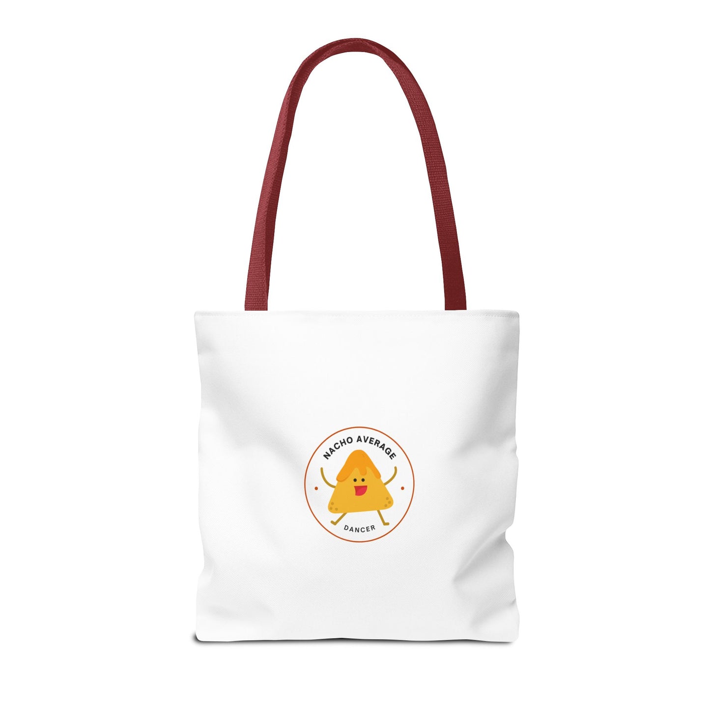 "Nacho Average Dancer" Canvas Tote Bag – Funny Kawaii Dance Tote with Nacho Graphic for Dancers & Dance Moms