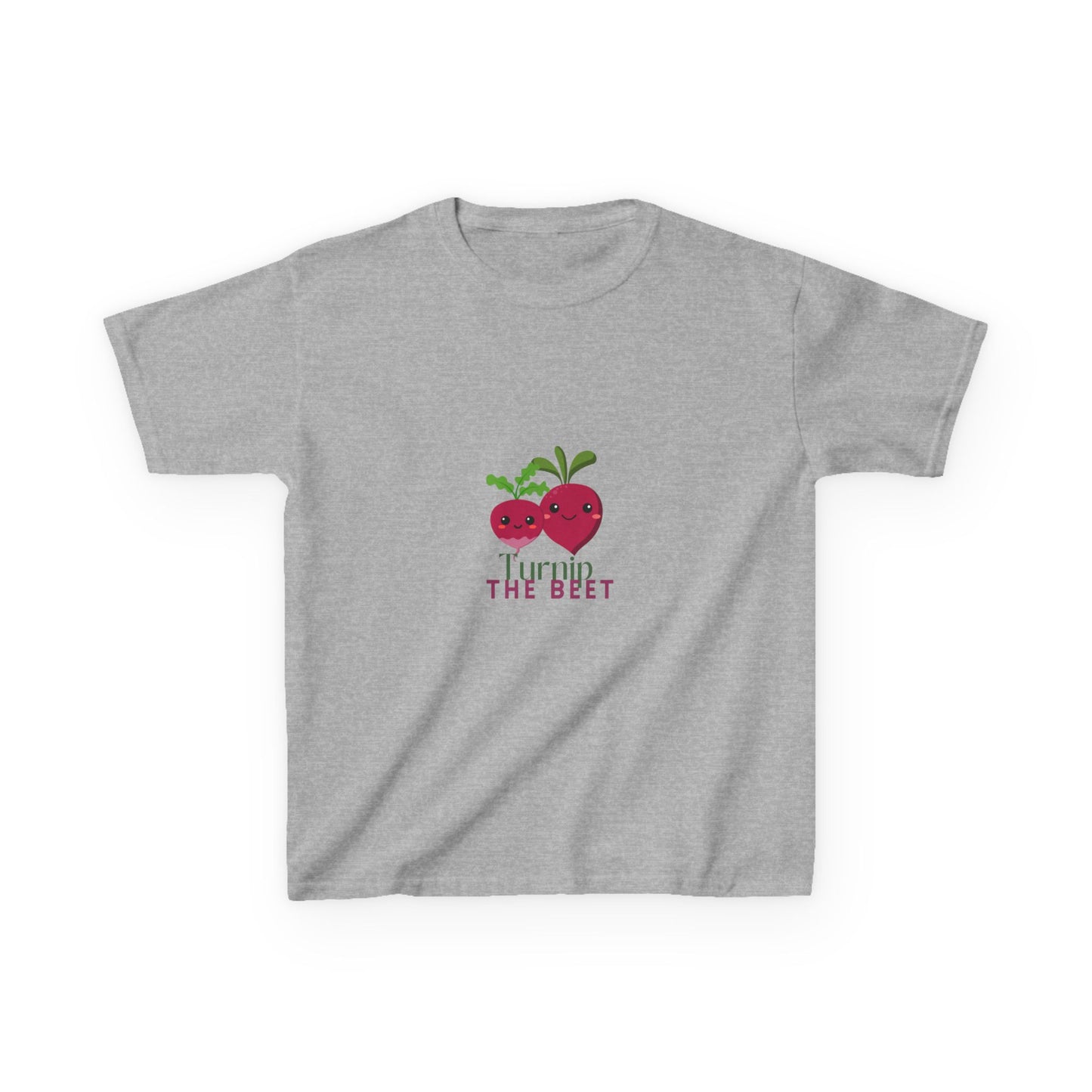 "Turnip the Beet" Youth Short Sleeve Tee – Cute Veggie Graphic Dance Pun Shirt for Kids