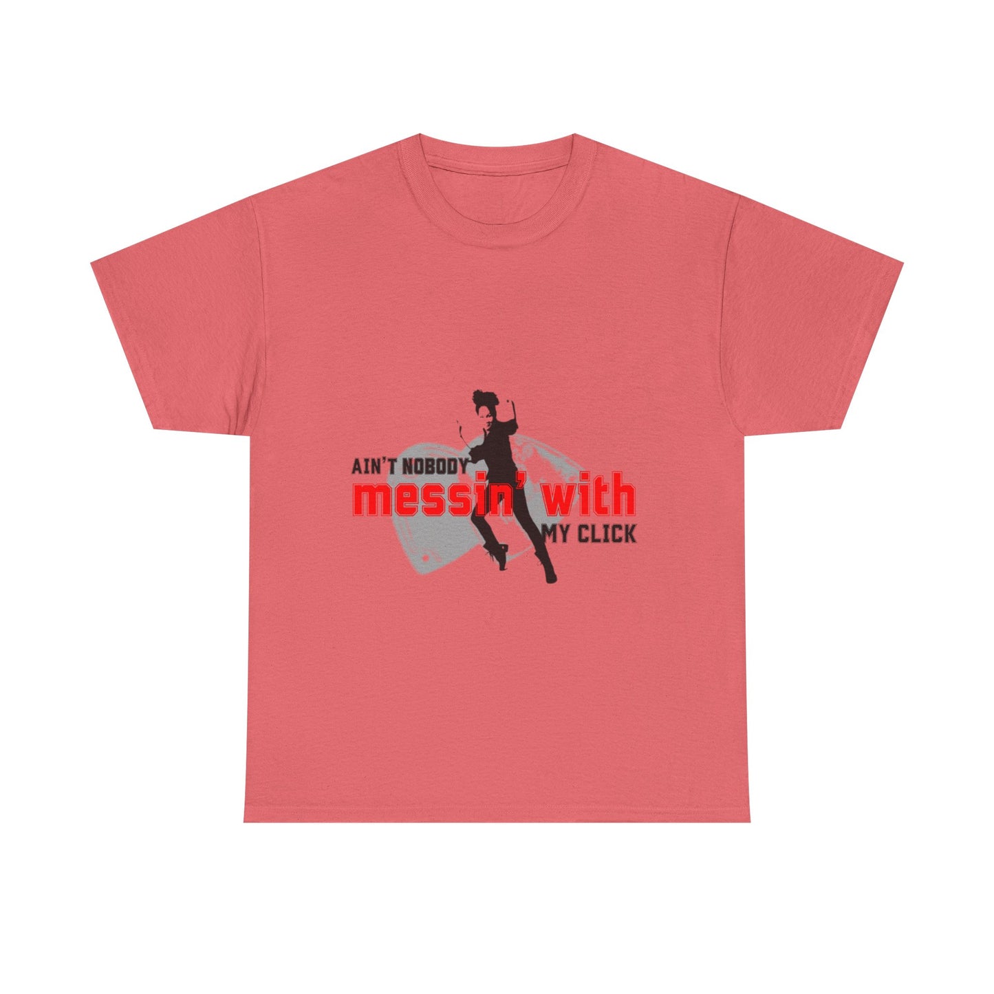 "Ain’t Nobody Messin’ With My Click" Tap Dance Tee – Unisex Heavy Cotton T-Shirt with Taps & Dancer Graphic