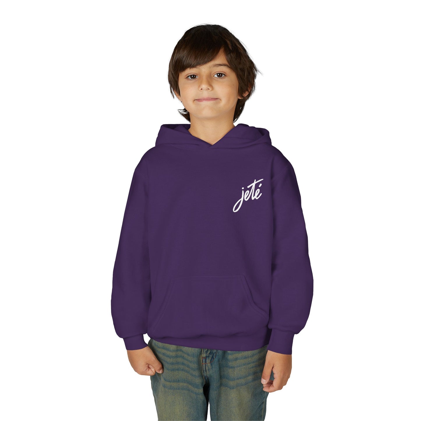 “Jeté” Official Embroidered Logo - Unisex Youth Hoodie | Classic Dance Hoodie for Kids & Young Ballet Enthusiasts