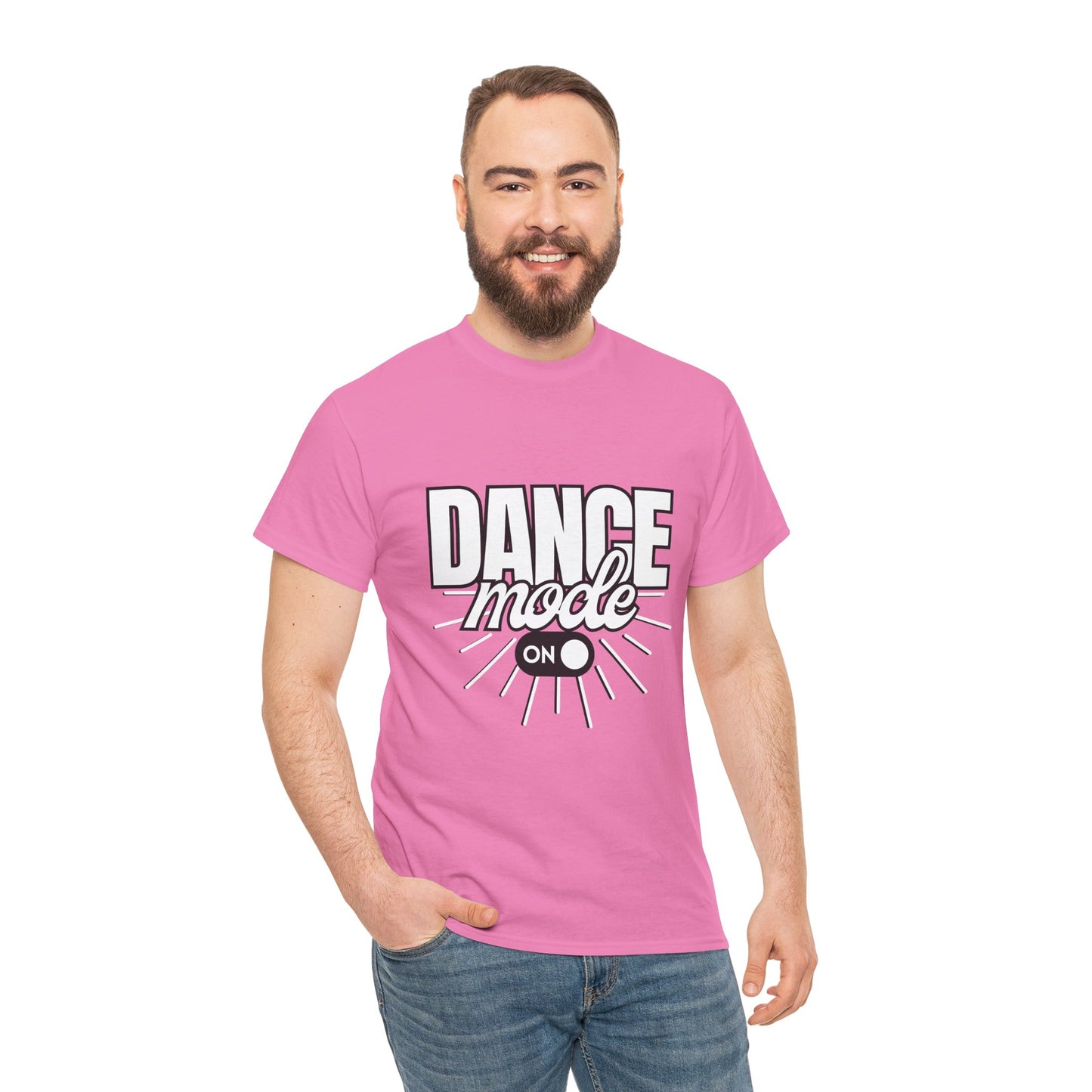 Dance Mode: On Unisex Heavy Cotton T-Shirt – Dance-Inspired Graphic Tee for Adults & Kids