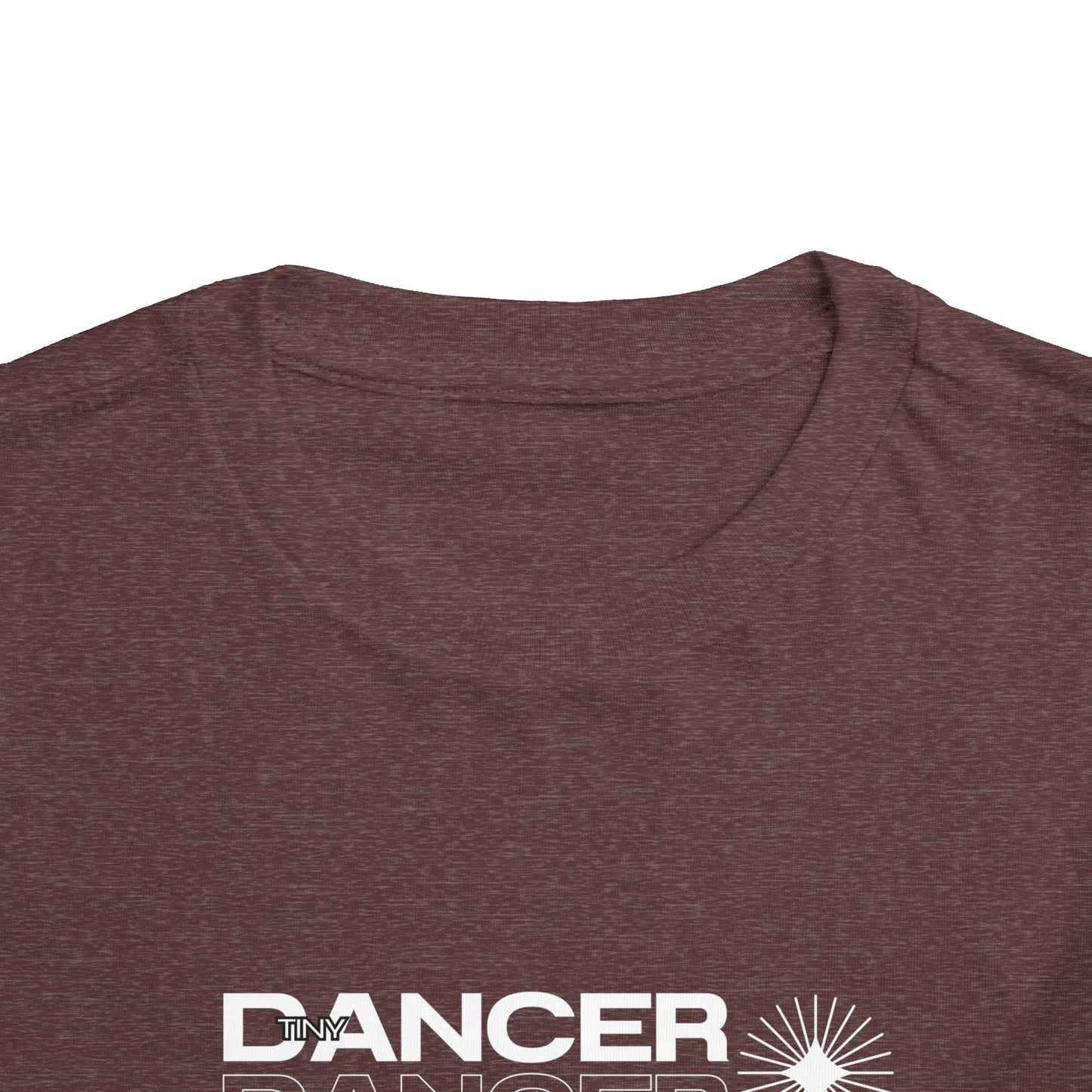 “Tiny Dancer" Toddler Short Sleeve T-Shirt – Streetwear-Inspired Recital Photo Graphic Tee for Kids