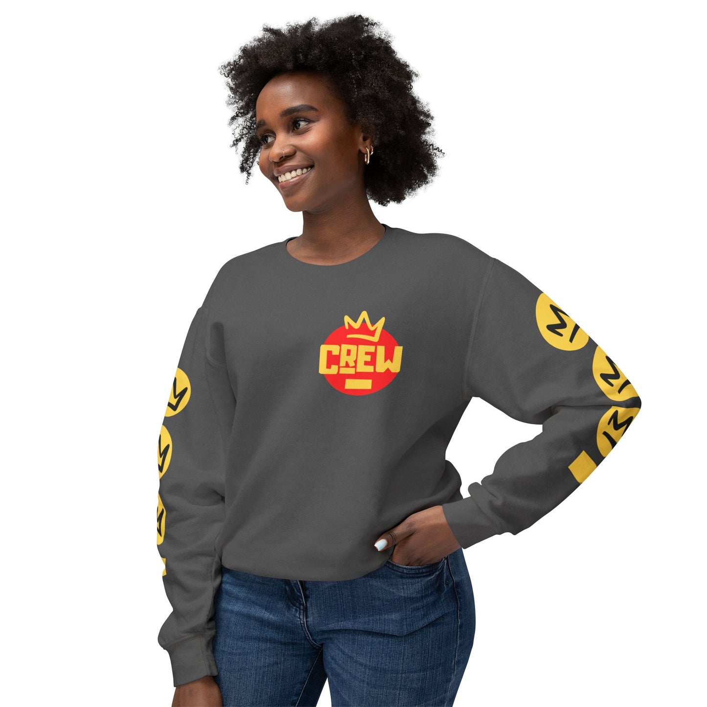 "Full Out" Lightweight Crewneck Sweatshirt – Unisex Streetwear Pullover from the Full Out Premium Collection