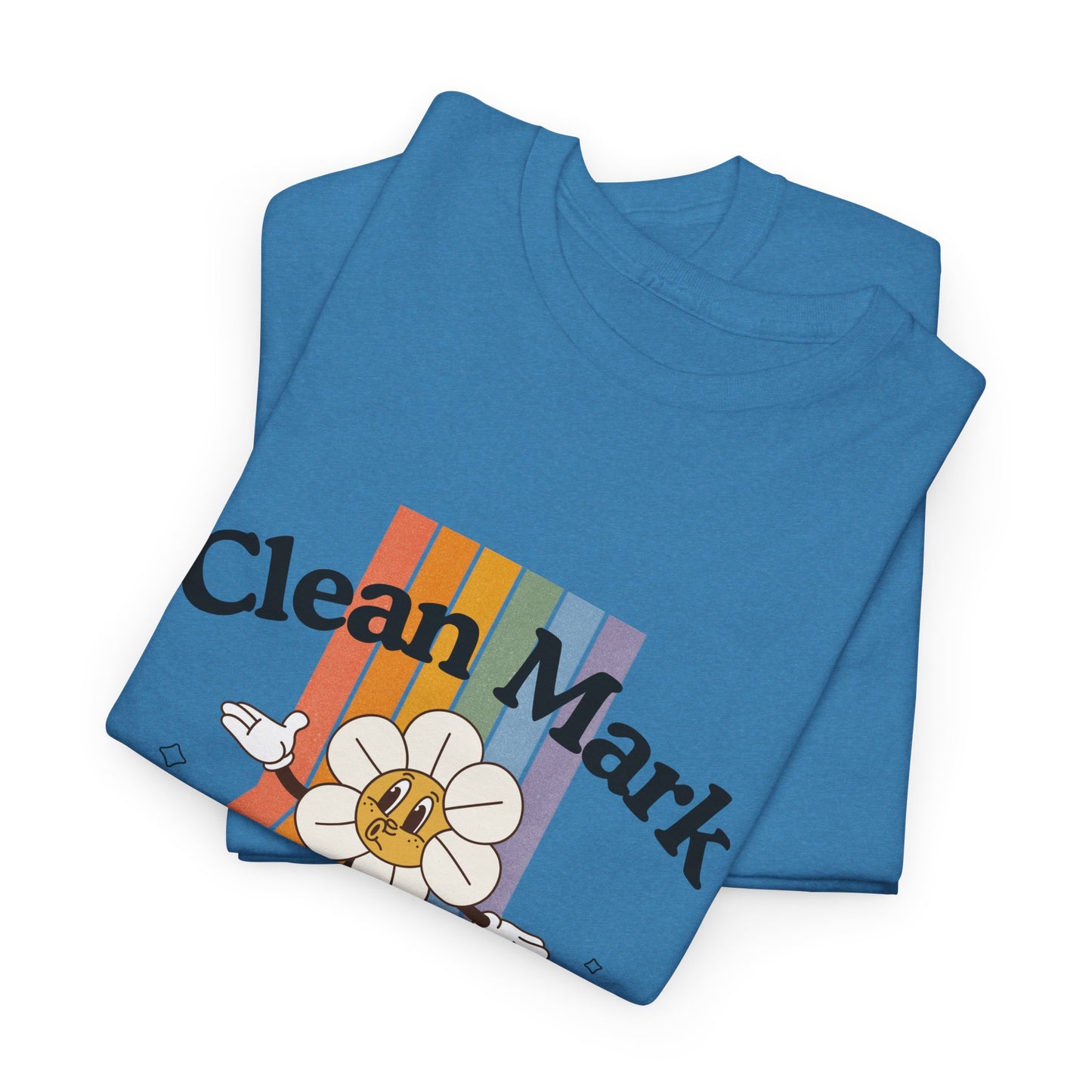“Clean Mark Social Club” Unisex Heavy Cotton T-Shirt – Streetwear-Inspired Dance Graphic Tee for Adults & Kids
