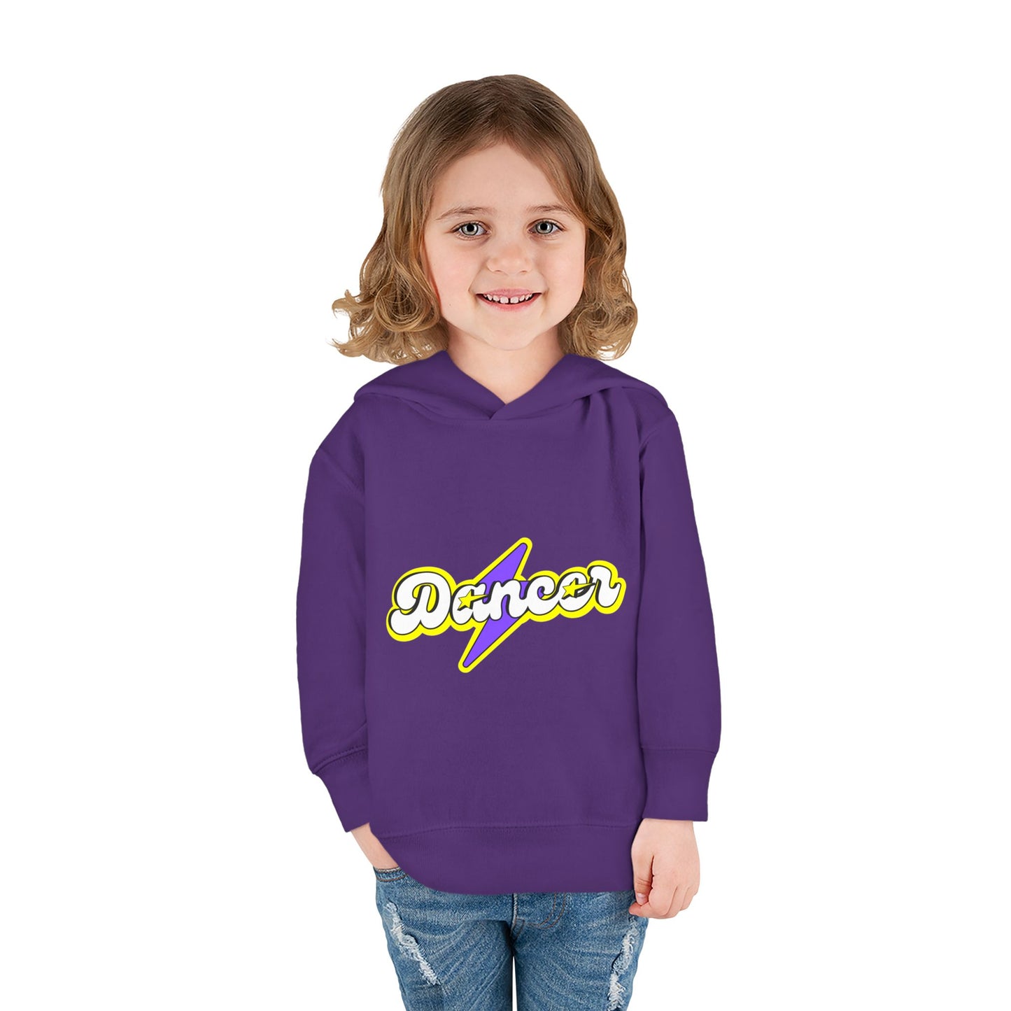 "Dancer" Superhero Toddler Pullover Fleece Hoodie – Cozy Dance-Themed Sweatshirt for Kids