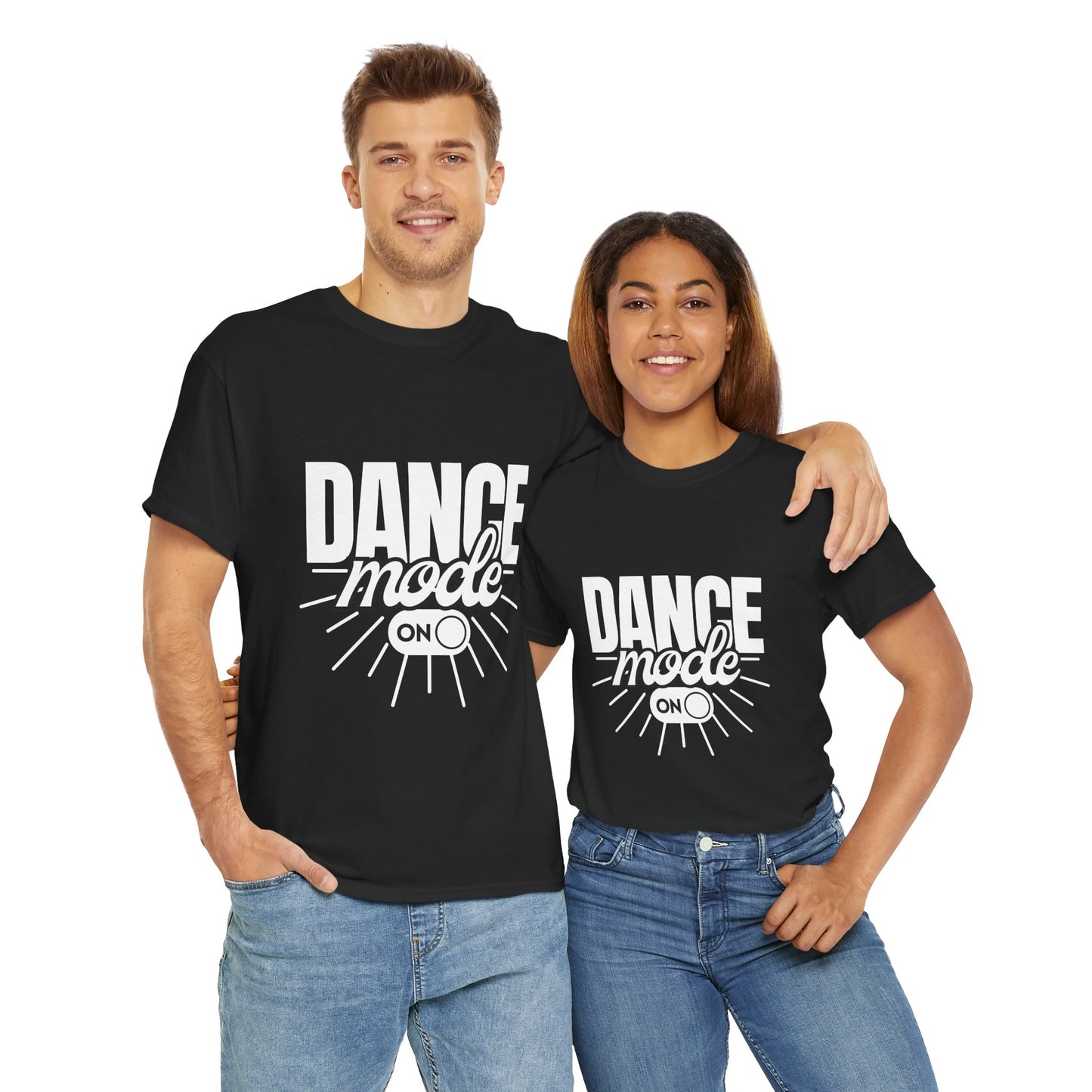 Dance Mode: On Unisex Heavy Cotton T-Shirt – Dance-Inspired Graphic Tee for Adults & Kids