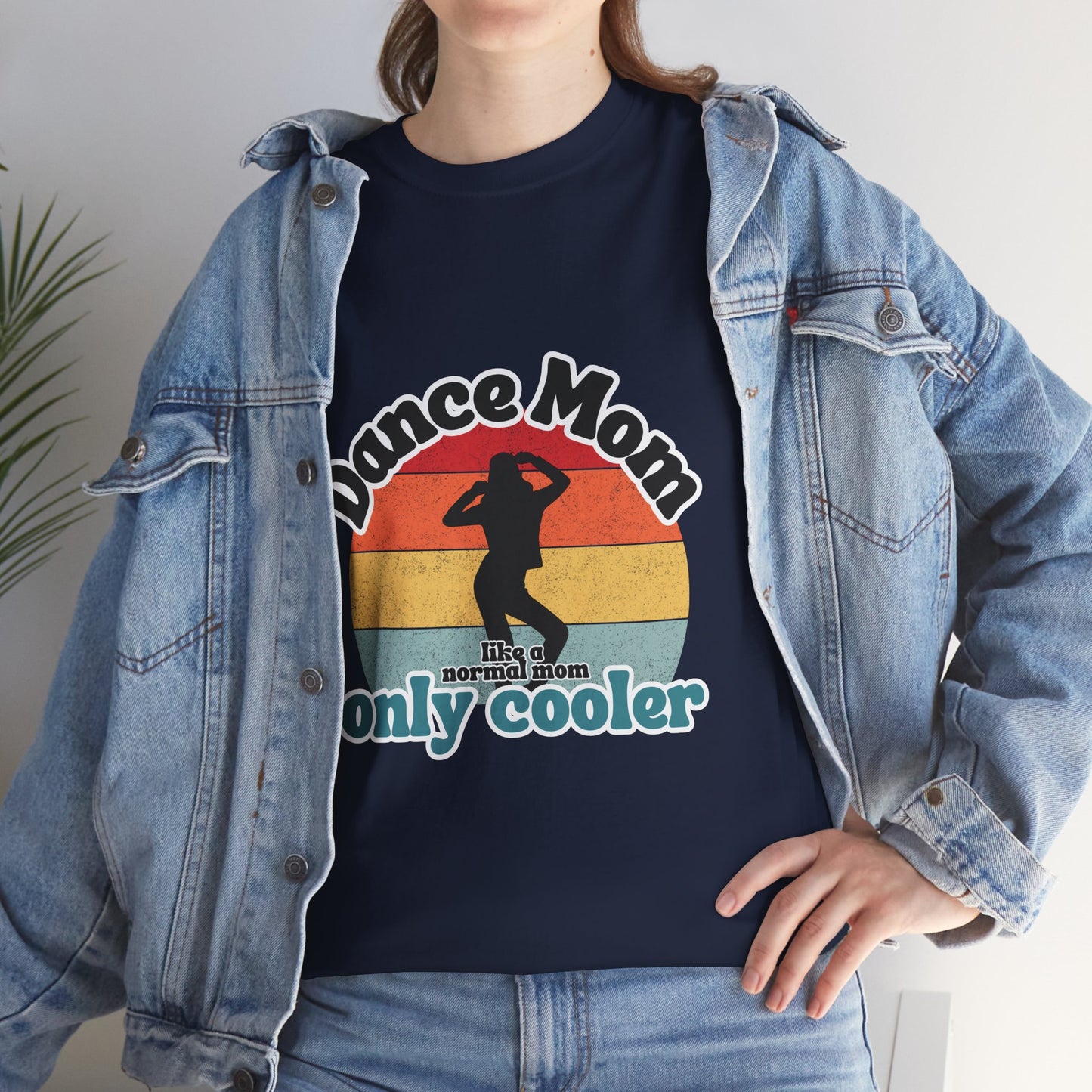 "Dance Mom" T-Shirt – Funny Retro Graphic Tee for Cool Moms | Unisex Heavy Cotton Tee