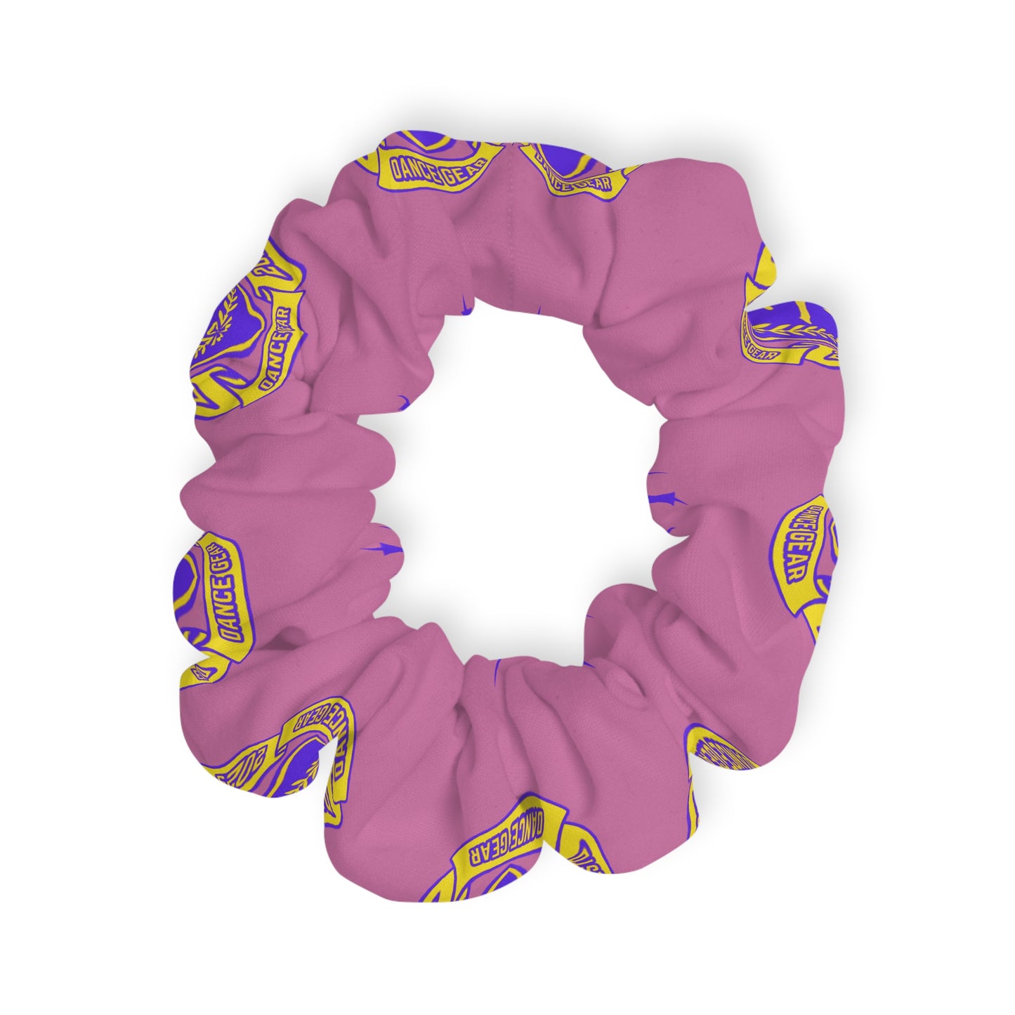 “Jeté Dance Gear” Scrunchie – Collegiate-Inspired Dance Team Hair Accessory for Dancers