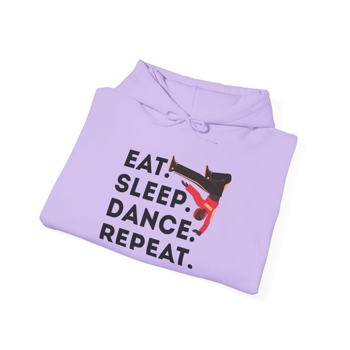 "Eat Sleep Dance Repeat" Unisex Dance Hoodie – Bold B-Boy Streetwear Sweatshirt