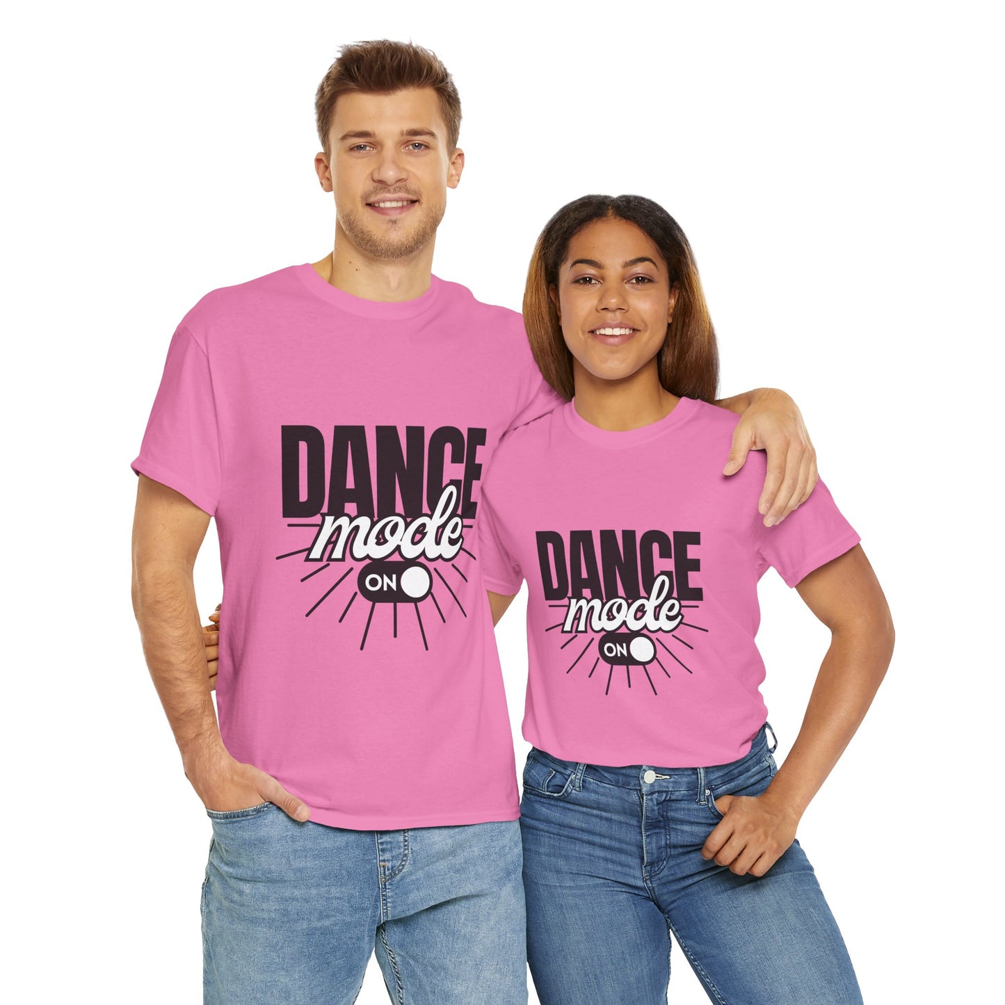 Dance Mode: On Unisex Heavy Cotton T-Shirt – Dance-Inspired Graphic Tee for Adults & Kids