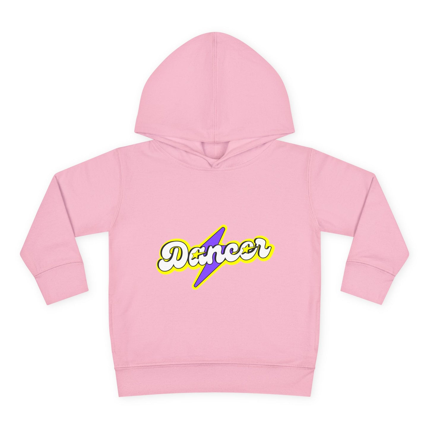 "Dancer" Superhero Toddler Pullover Fleece Hoodie – Cozy Dance-Themed Sweatshirt for Kids