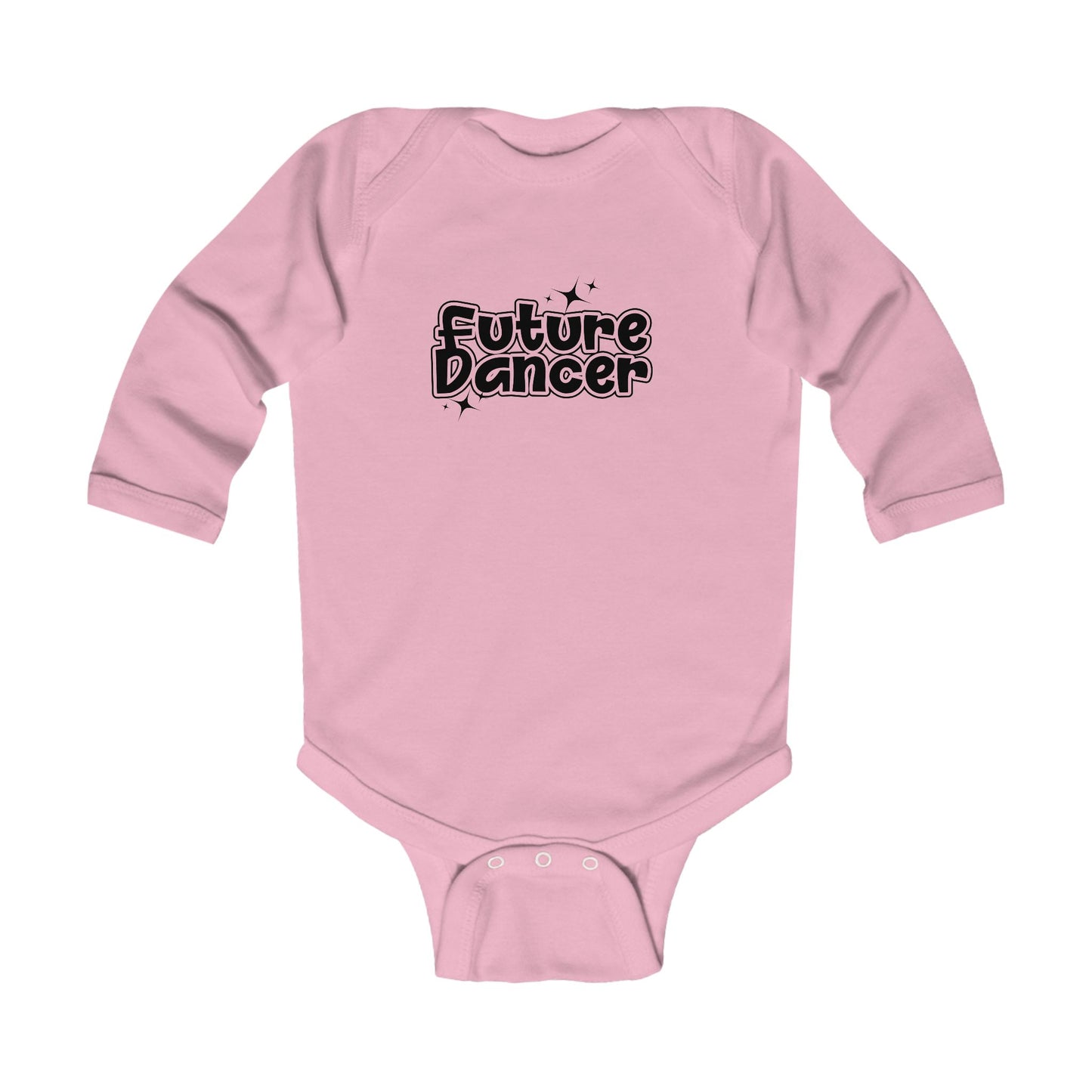 “Future Dancer” Infant Long Sleeve Bodysuit - Adorable Danced-Themed Baby One-Piece for Tiny Ballerinas and Little Movers