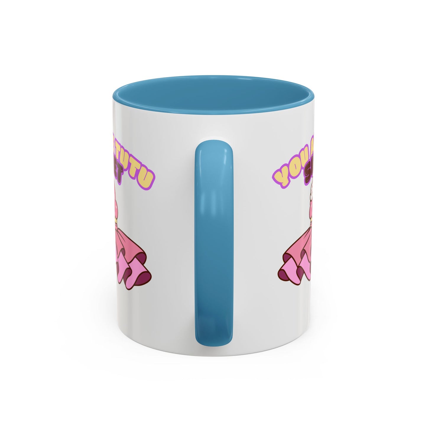 "You Are Tutu Sweet" Accent Coffee Mug – Cute Ballet Pun with Kawaii Ceramic Mug for Dancers and Dance Lovers