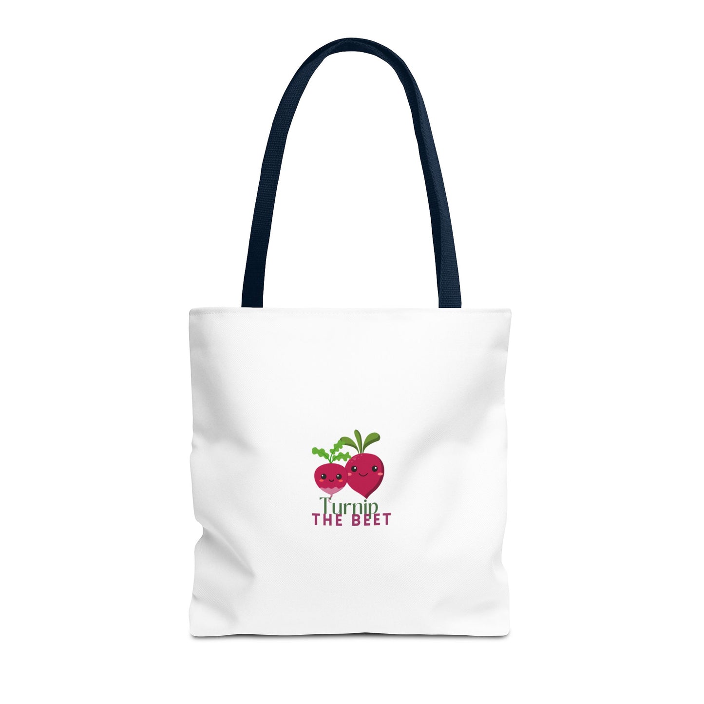 "Turnip the Beet" Canvas Tote Bag – Cute Veggie Graphic Dance-Themed Reusable Bag for Grocery Runs, Dance Class & Everyday Use