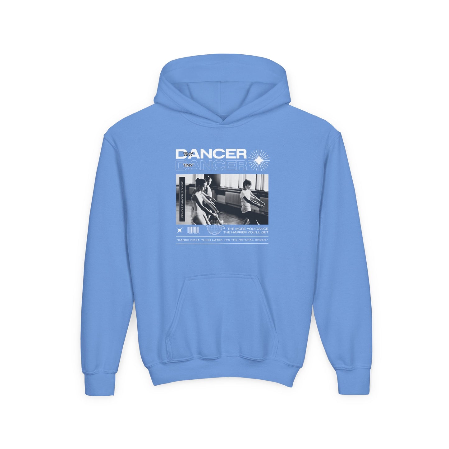 “Dancer” Young Ballet Class Graphic | Unisex Youth Hoodie – Streetwear-Inspired Ballet Dance Hoodie for Kids & Aspiring Dancers