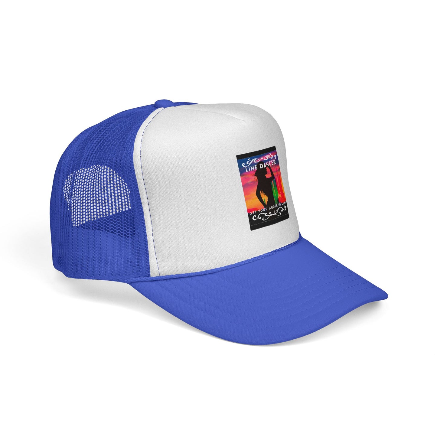 “Line Dancer, Get Your Boots In Line” Cowgirl Graphic | Western Country Dance Cap for Women & Men