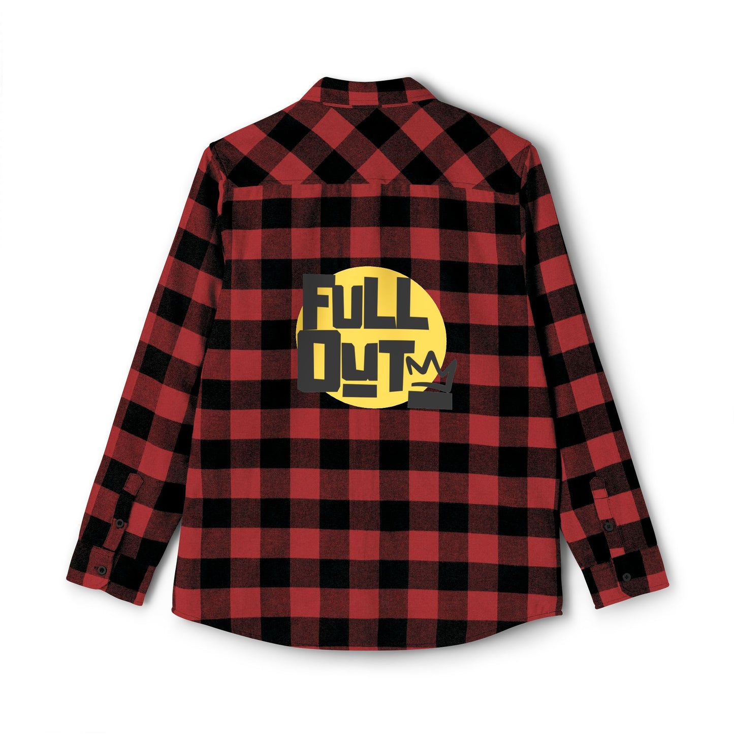 "Full Out" Flannel Shirt β Unisex Streetwear Style Button-Up from the Full Out Premium Collection