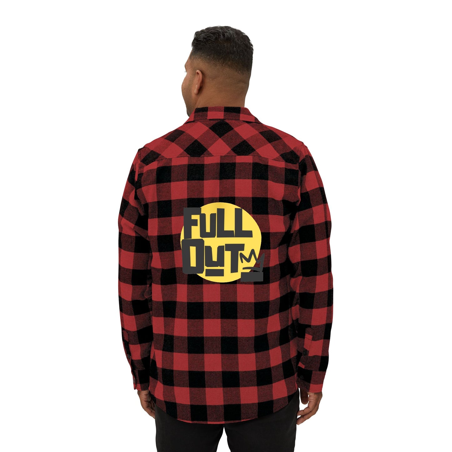 "Full Out" Flannel Shirt β Unisex Streetwear Style Button-Up from the Full Out Premium Collection