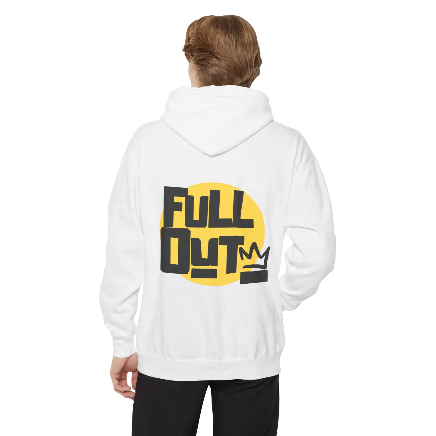 Full Out Premium Collection Dance Hoodie – Unisex Streetwear Crew Pullover with "Full Out" Back Graphic and "Crew" Front Design