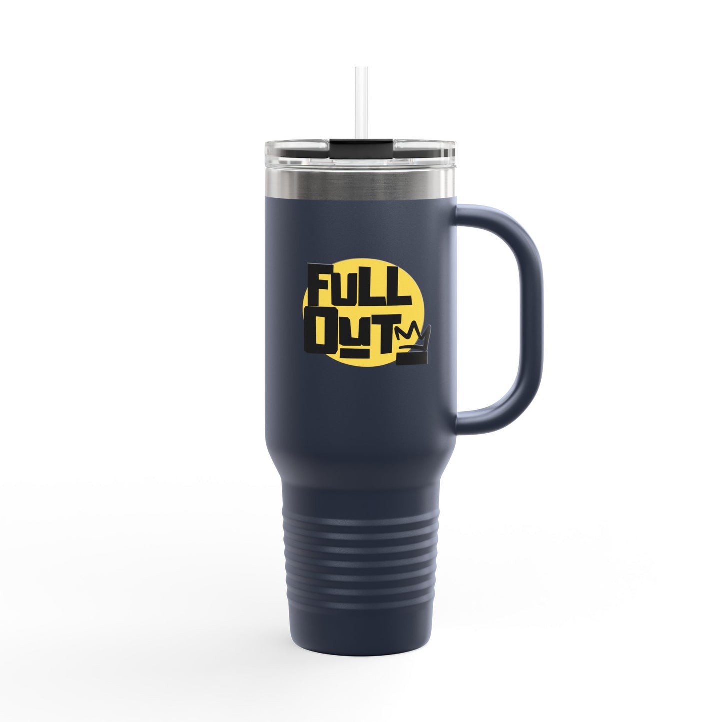 "Full Out" 40oz Insulated Travel Mug – Bold Streetwear Dance Tumbler for Dancers on the Go