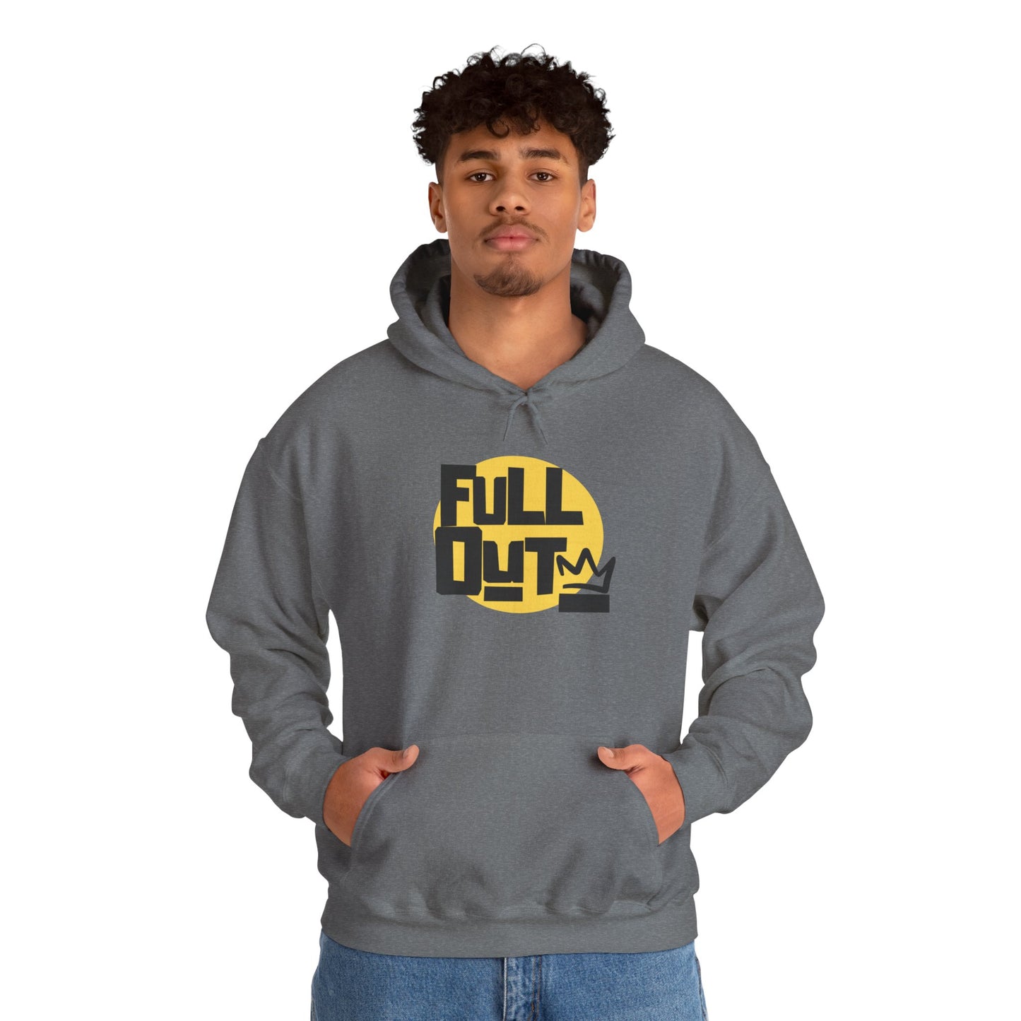 "Full Out" Dance Hoodie – Bold Streetwear-Inspired Unisex Hooded Sweatshirt for Dancers