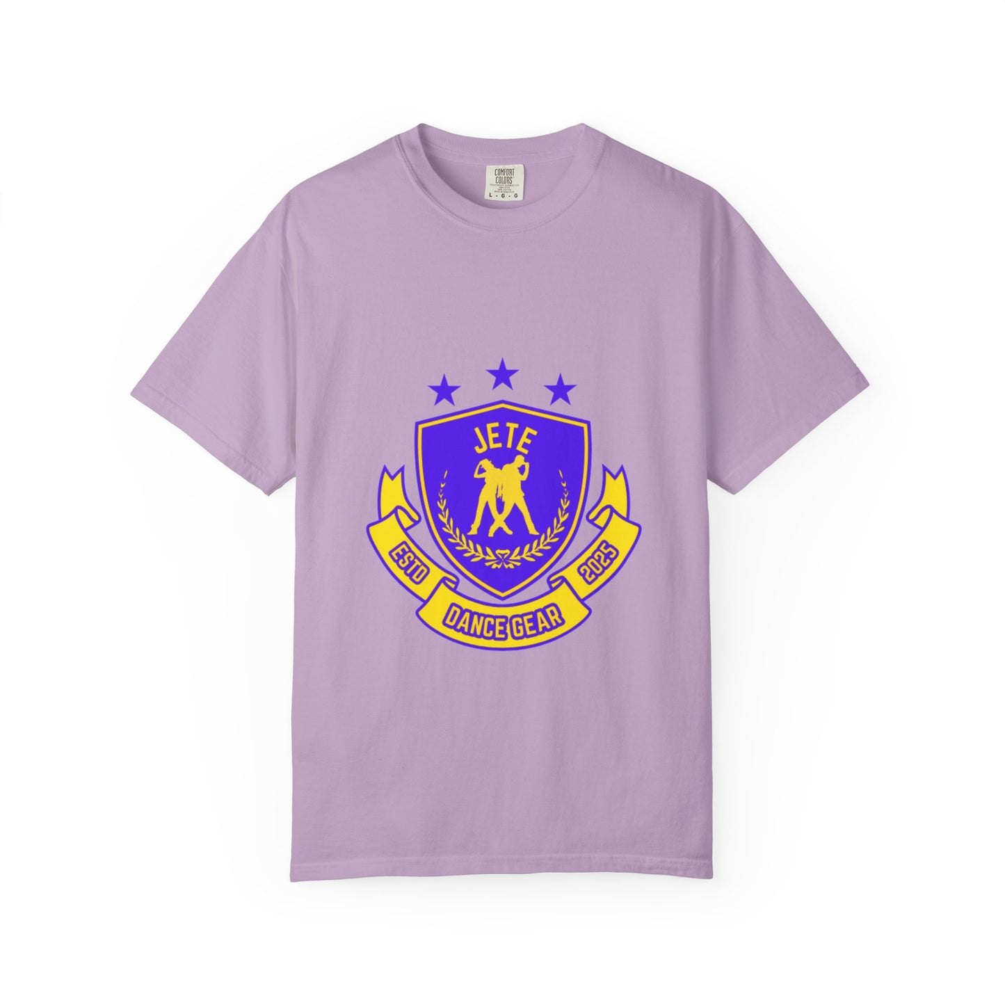 "Jeté Dance Gear" Unisex Garment-Dyed T-Shirt – Collegiate-Style Graphic Tee – Dance Apparel for Dancers & Performers