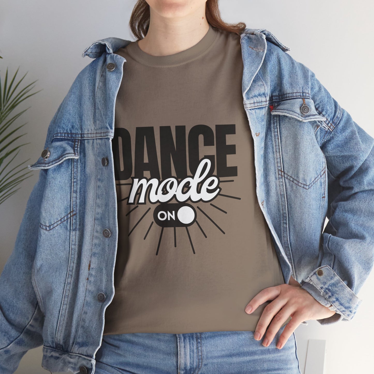 Dance Mode: On Unisex Heavy Cotton T-Shirt – Dance-Inspired Graphic Tee for Adults & Kids