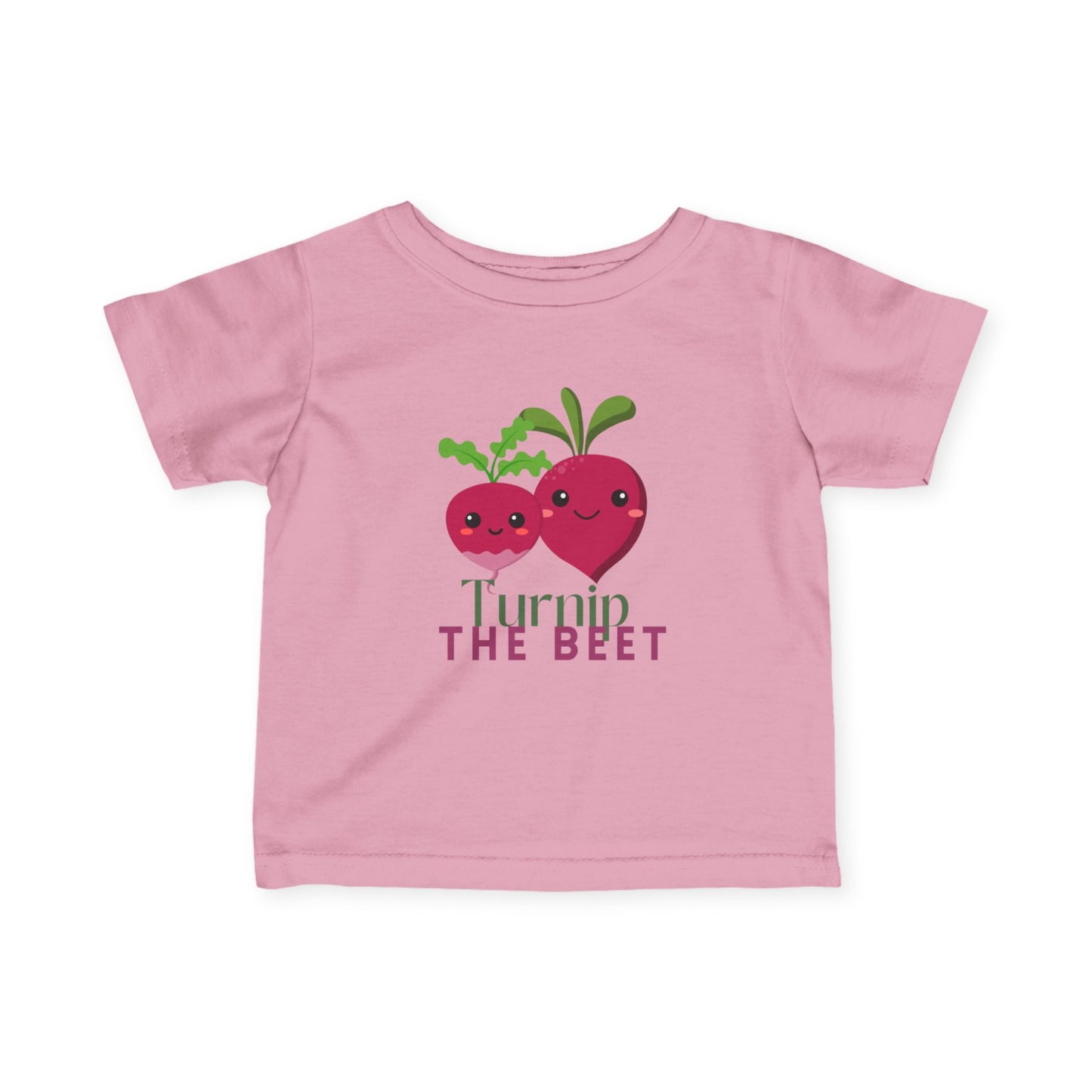 "Turnip the Beet" Cute Veggie Dance Infant Fine Jersey Tee – Funny Baby Dance T-Shirt with Adorable Pepper Graphic