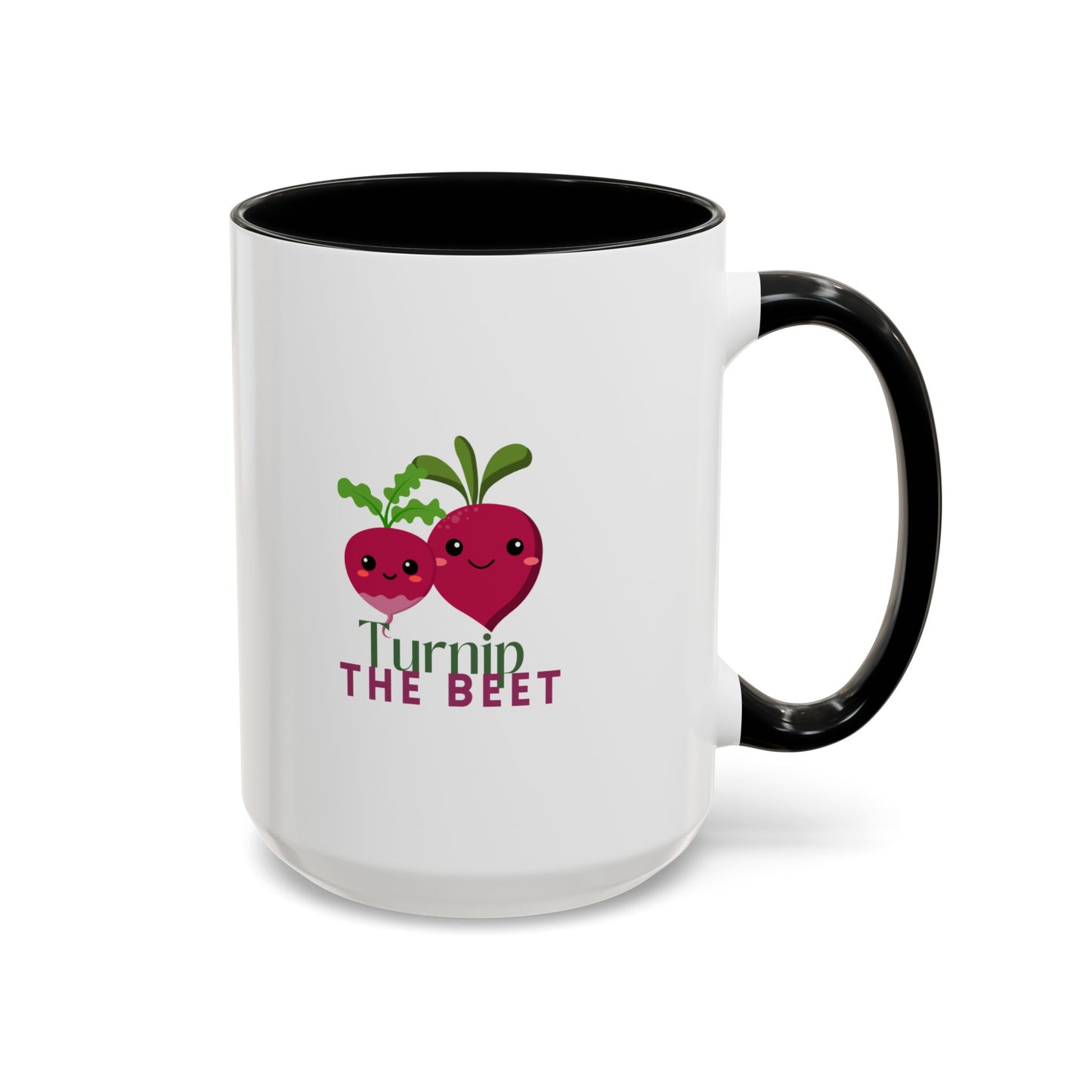 "Turnip the Beet" Accent Coffee Mug – Funny Dance Pun Ceramic Mug for Dancers and Music Lovers