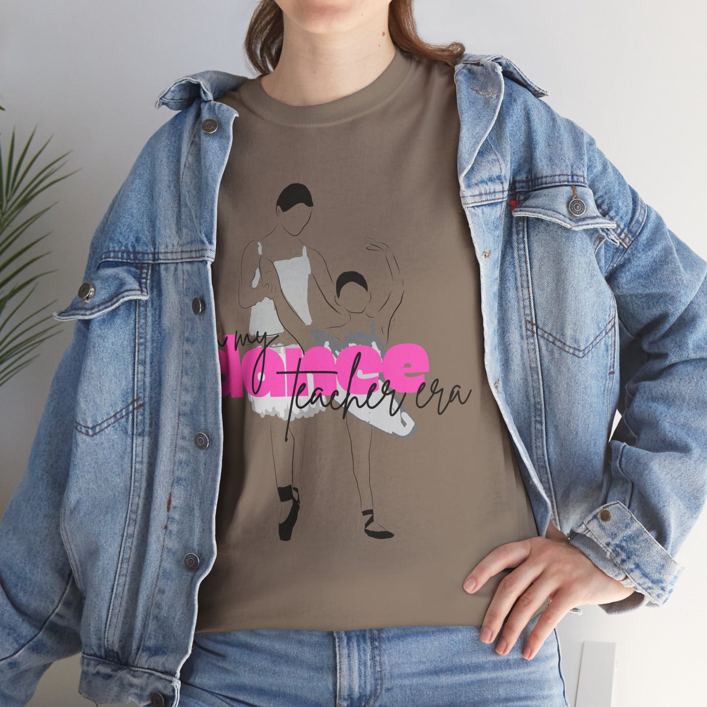 "In My Dance Teacher Era" Ballet Graphic Unisex Heavy Cotton Tee – Ballet Instructor Gift Shirt