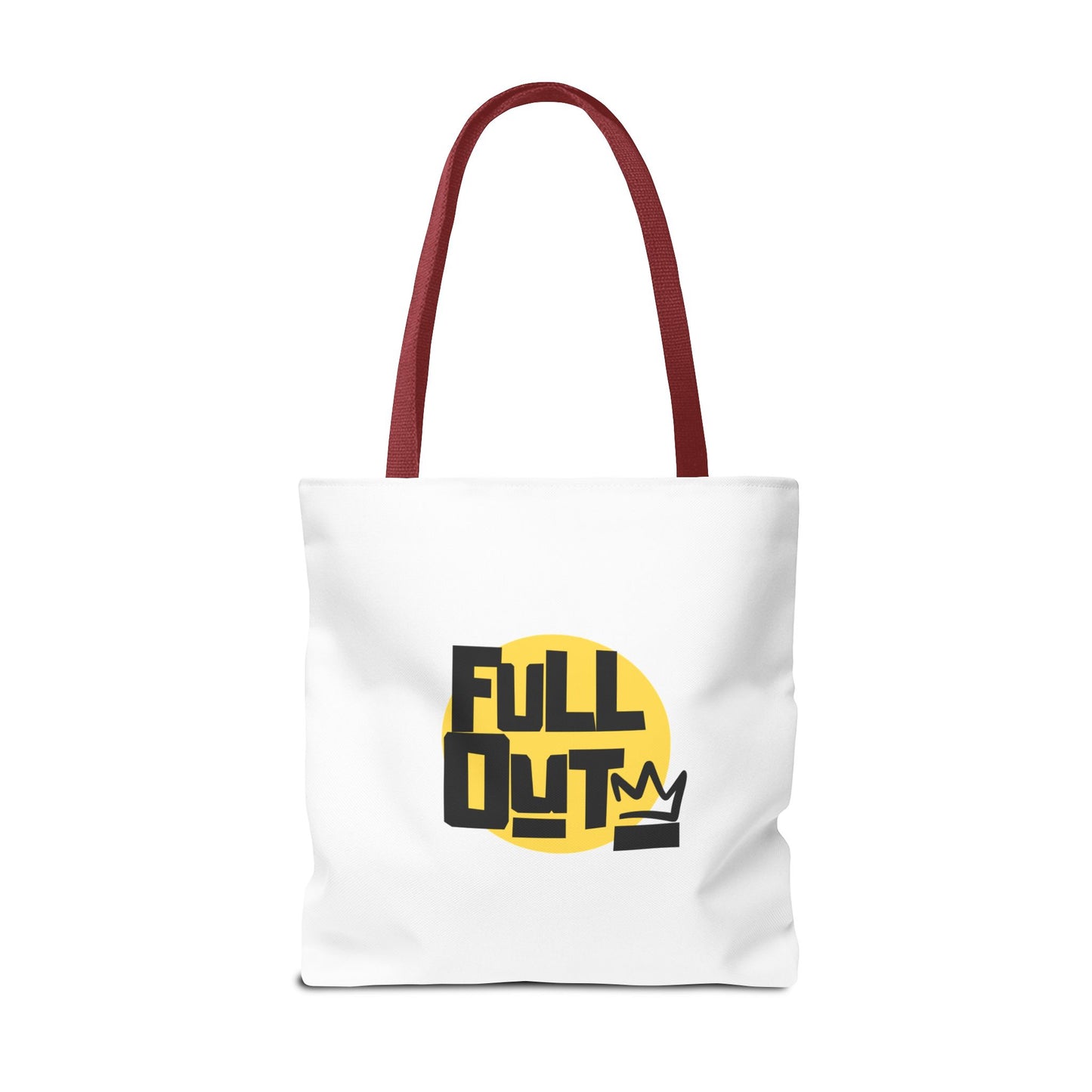 "Full Out" Dance Canvas Tote Bag – Streetwear-Inspired Graphic Dance Bag for Rehearsals, Classes & Everyday Use