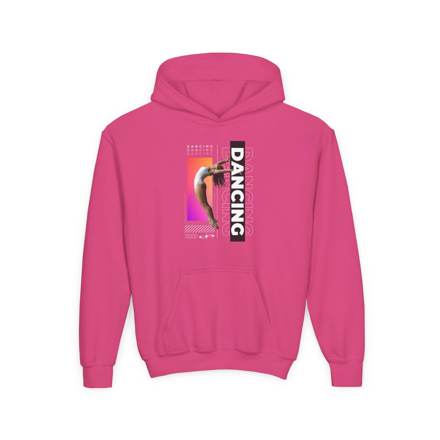 “Dancing” Female Dancer Streetwear Graphic | Unisex Youth Hoodie – Dance Hoodie for Kids & Young Performers