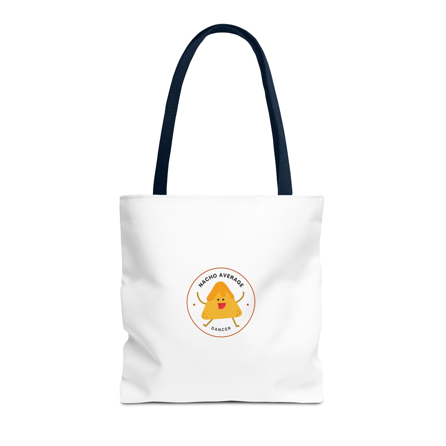 "Nacho Average Dancer" Canvas Tote Bag – Funny Kawaii Dance Tote with Nacho Graphic for Dancers & Dance Moms