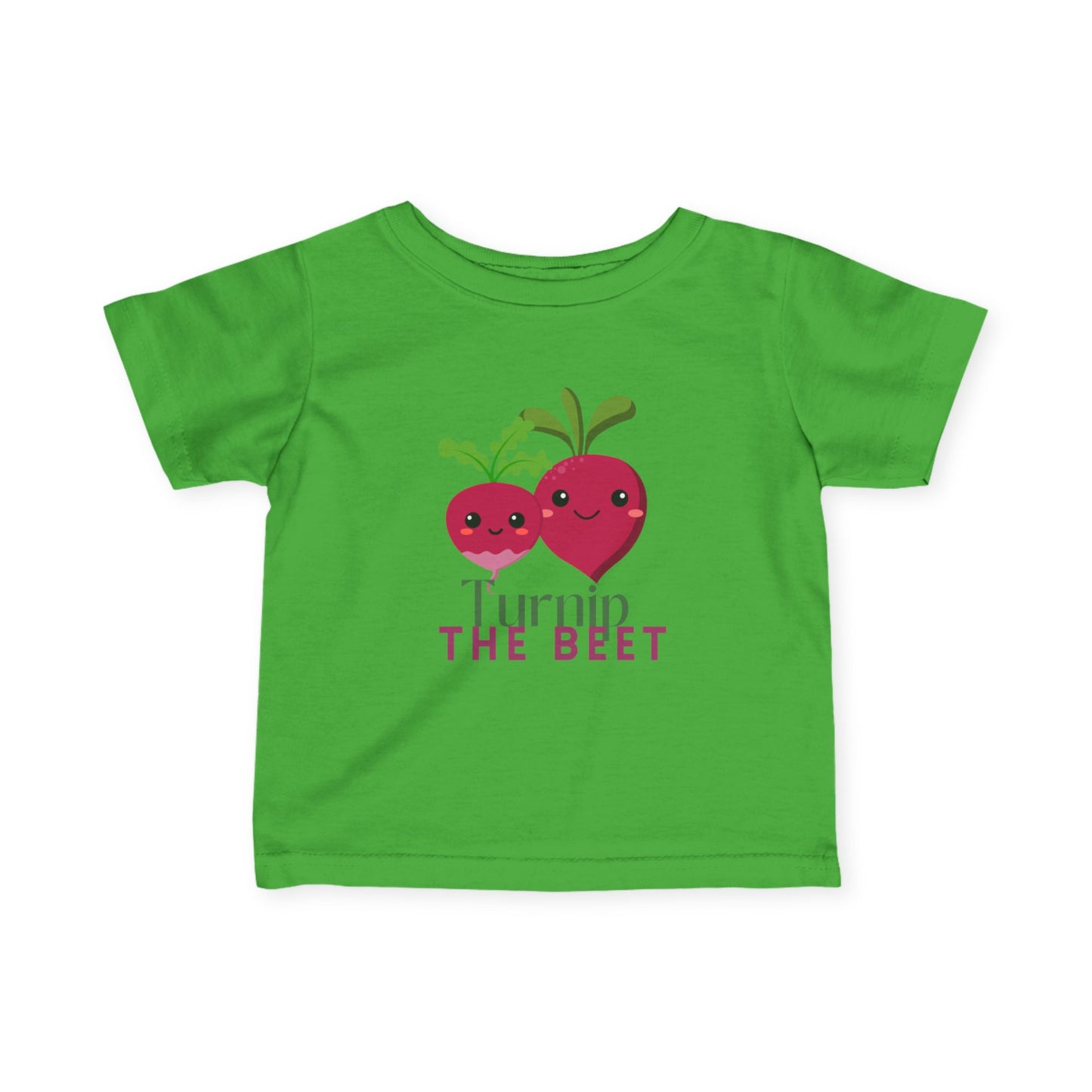 "Turnip the Beet" Cute Veggie Dance Infant Fine Jersey Tee – Funny Baby Dance T-Shirt with Adorable Pepper Graphic