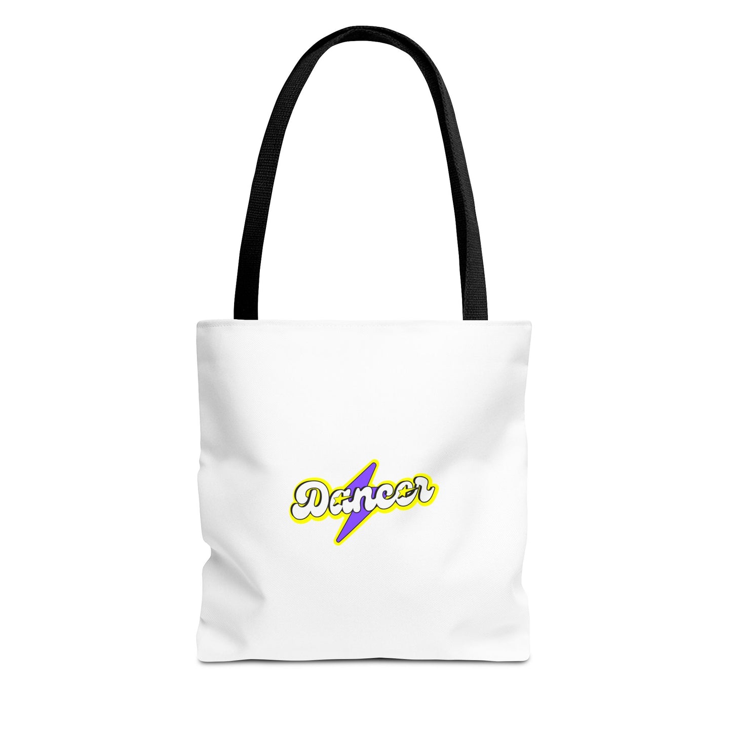 “Dancer” Superhero Graphic Canvas Tote Bag – Bold Dance Tote for Classes, Rehearsals & Everyday Use