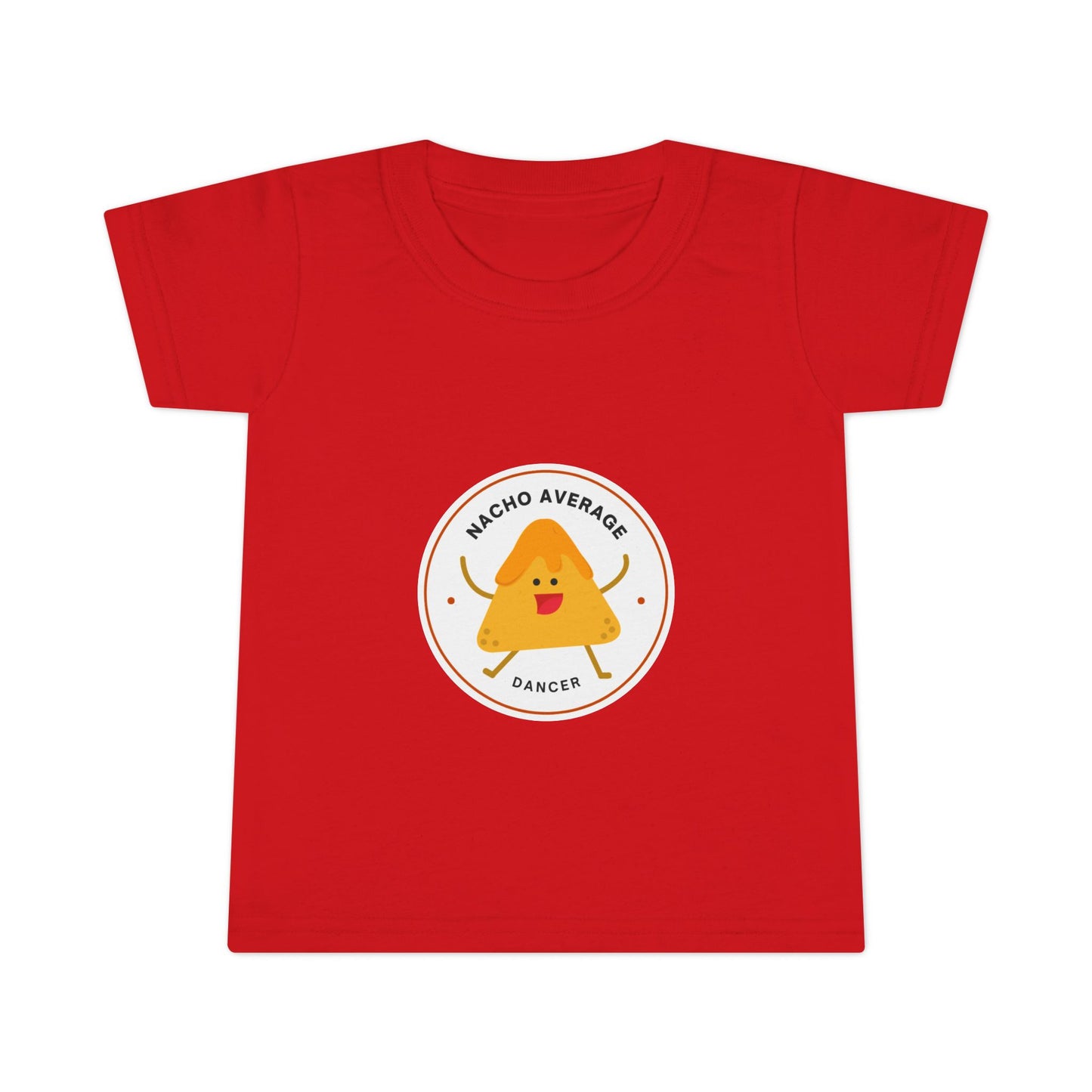 "Nacho Average Dancer" Toddler Dance T-Shirt – Cute Nacho Graphic Short Sleeve Tee for Kids