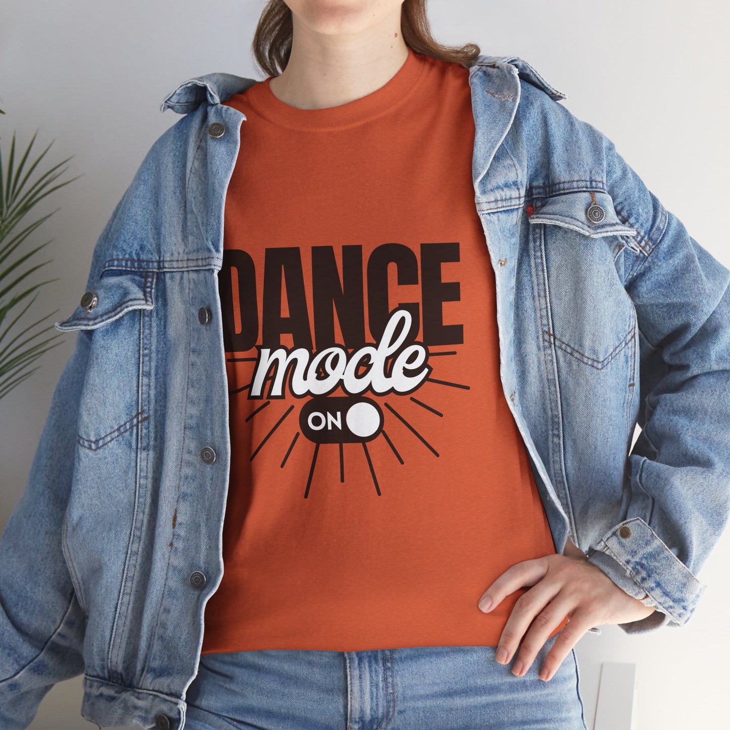 Dance Mode: On Unisex Heavy Cotton T-Shirt – Dance-Inspired Graphic Tee for Adults & Kids