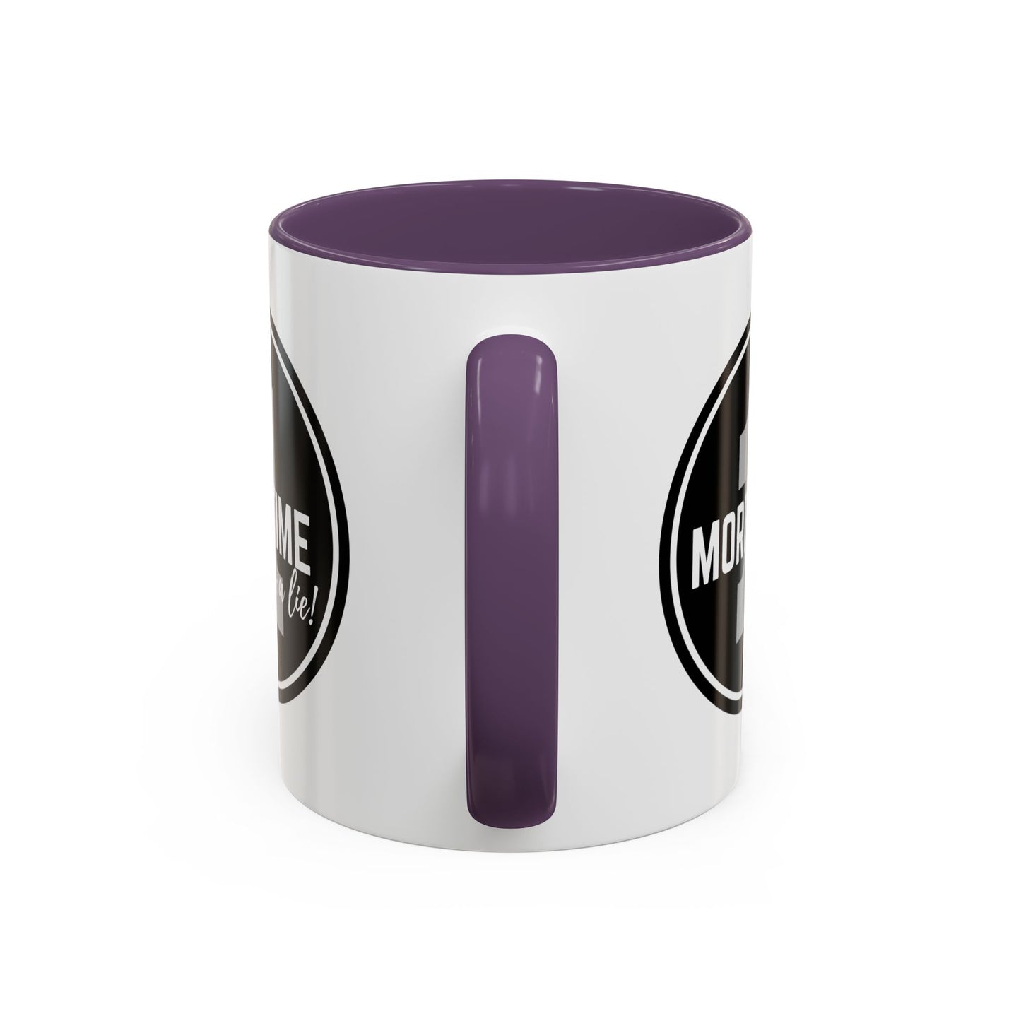 "One More Time is a Lie" Dance Quote Accent Coffee Mug – Bold Emblem Graphic Ceramic Cup