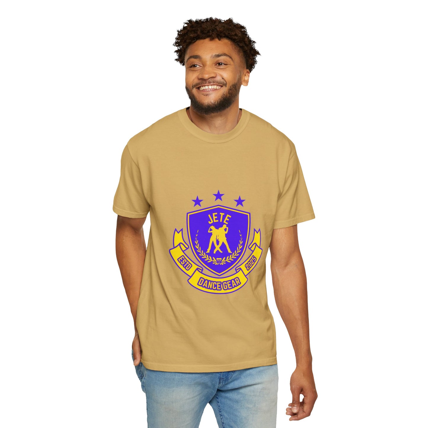 "Jeté Dance Gear" Unisex Garment-Dyed T-Shirt – Collegiate-Style Graphic Tee – Dance Apparel for Dancers & Performers