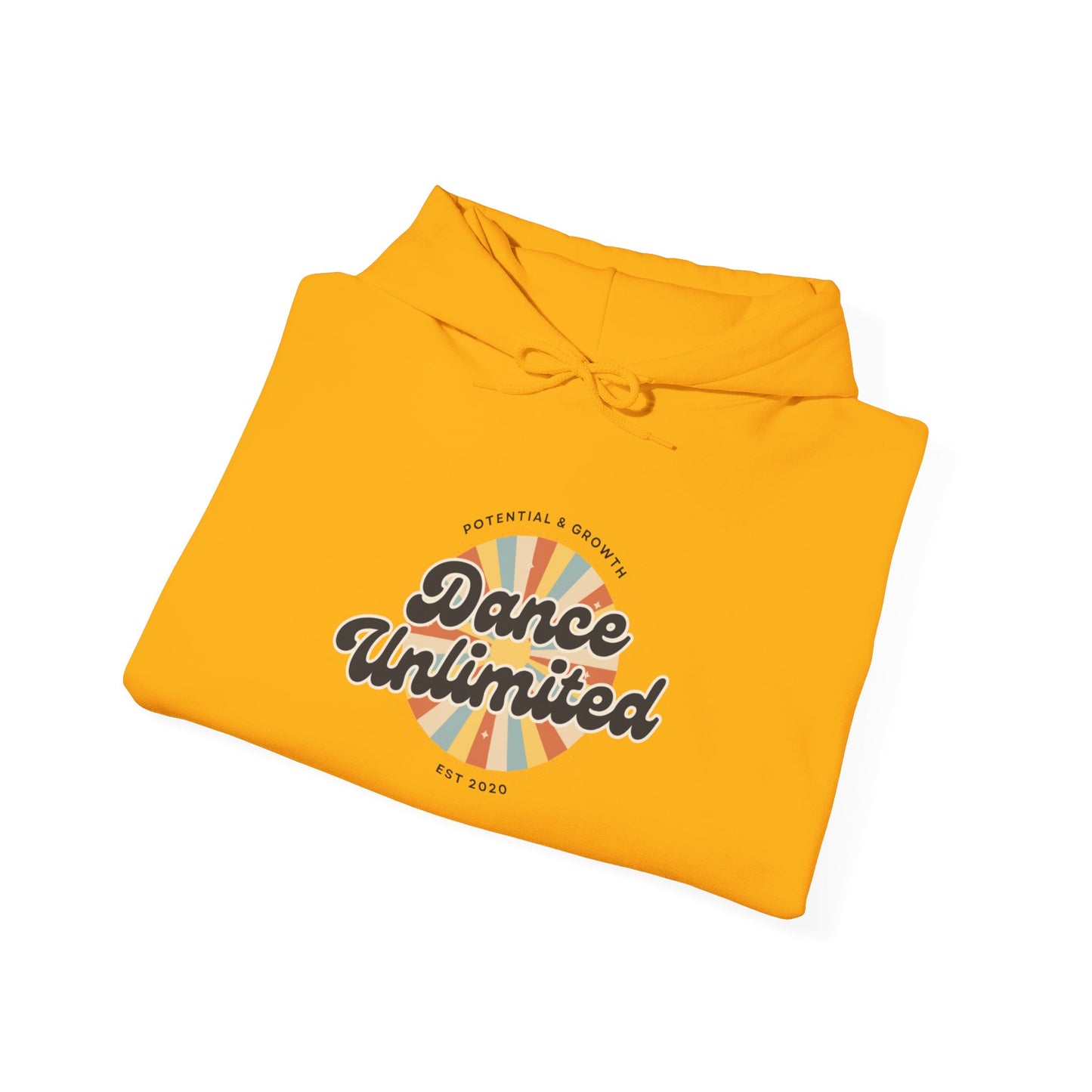 "Dance Unlimited – Potential & Growth" Retro Unisex Hoodie Dance-Inspired Sweatshirt