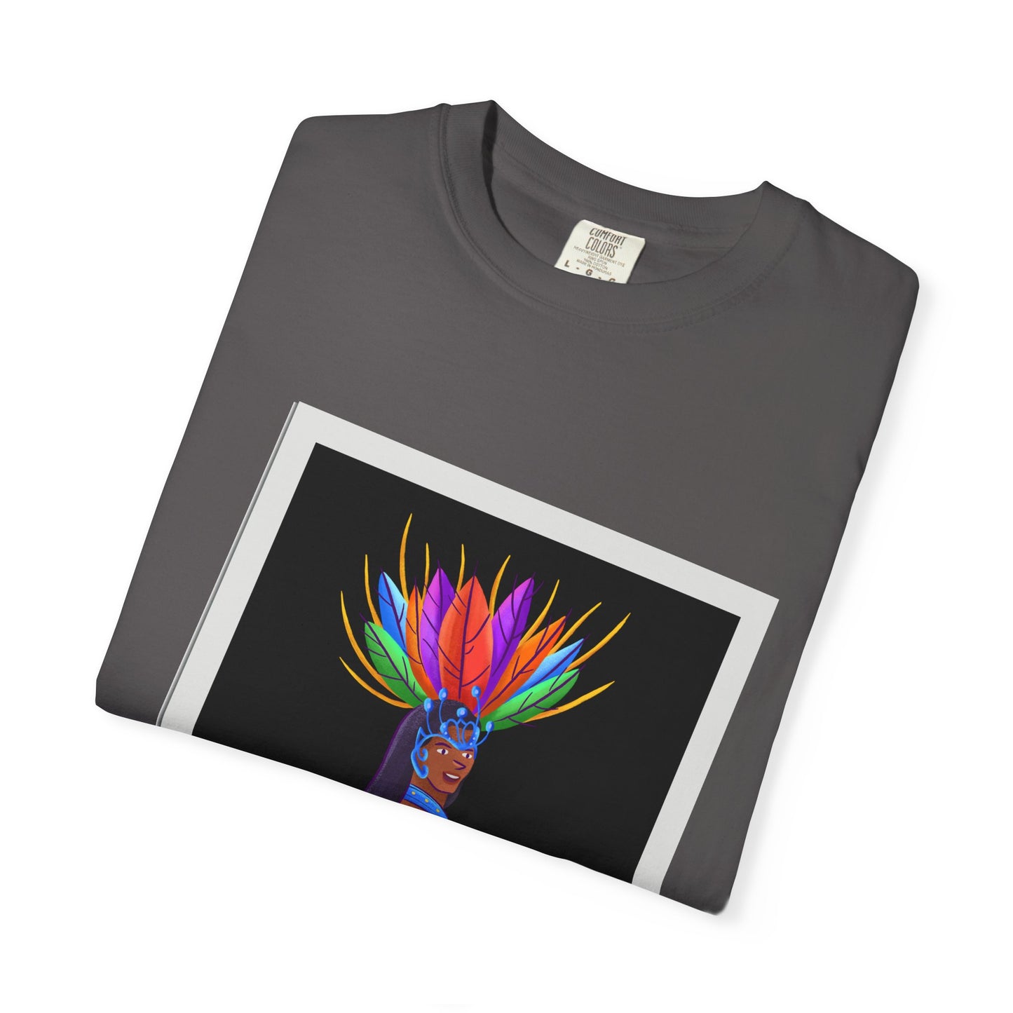 "Shake It Like a Samba Star" Unisex Garment-Dyed Dance T-Shirt – Bold Carnival-Inspired Graphic Tee for Dancers