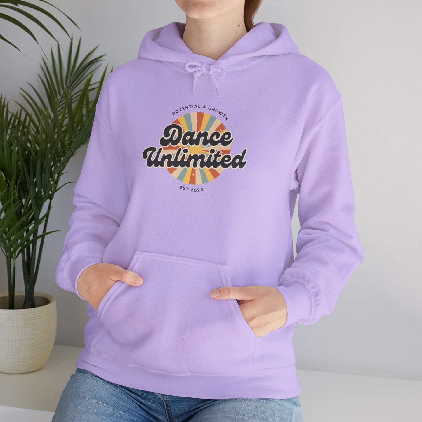 "Dance Unlimited – Potential & Growth" Retro Unisex Hoodie Dance-Inspired Sweatshirt