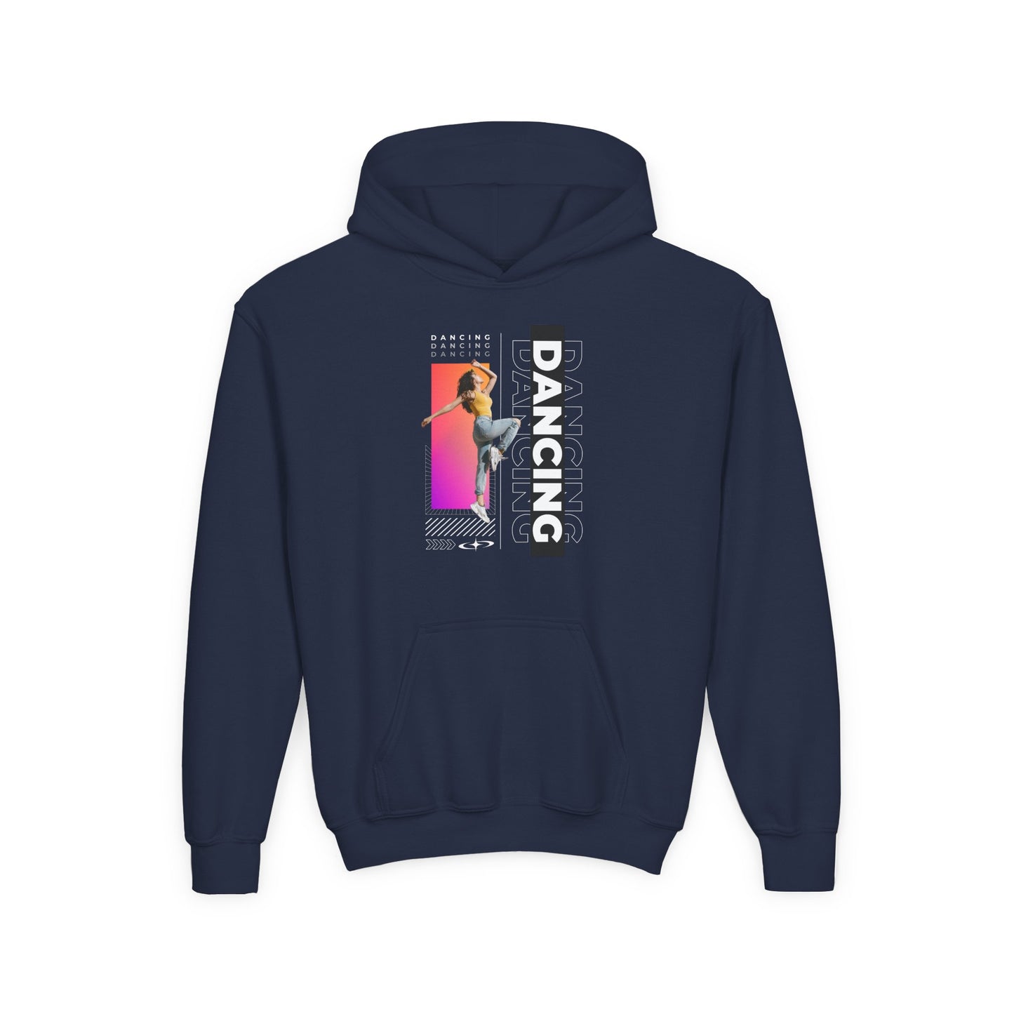 “Dancing” Female Dancer Streetwear Graphic | Unisex Youth Hoodie – Dance Hoodie for Kids & Young Performers