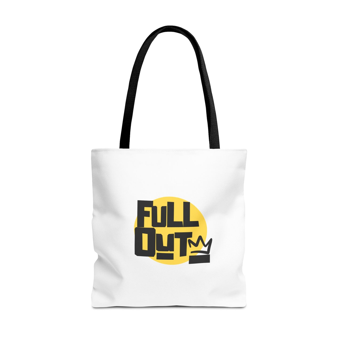 "Full Out" Dance Canvas Tote Bag – Streetwear-Inspired Graphic Dance Bag for Rehearsals, Classes & Everyday Use