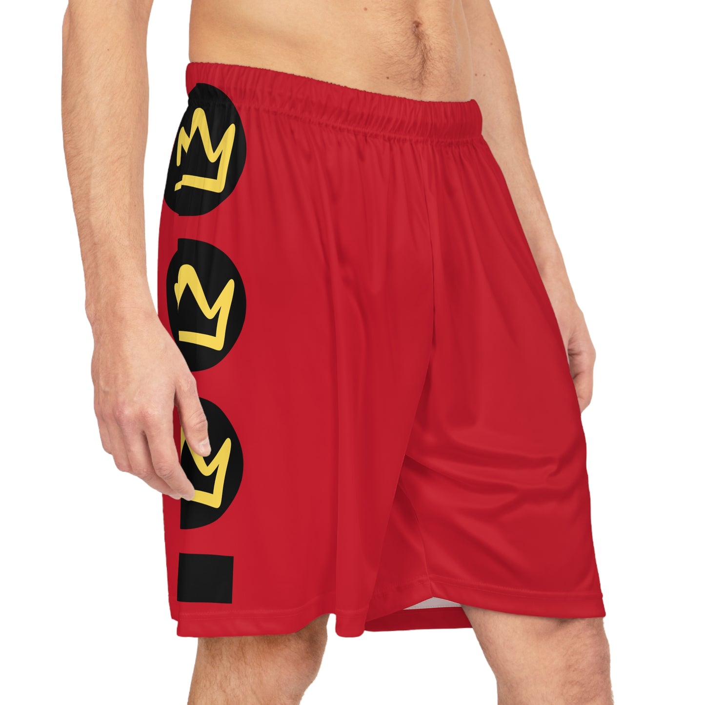 Full Out Premium Collection Basketball Shorts – Vibrant Unisex Dance Shorts with Bold Streetwear Graphics Down the Legs