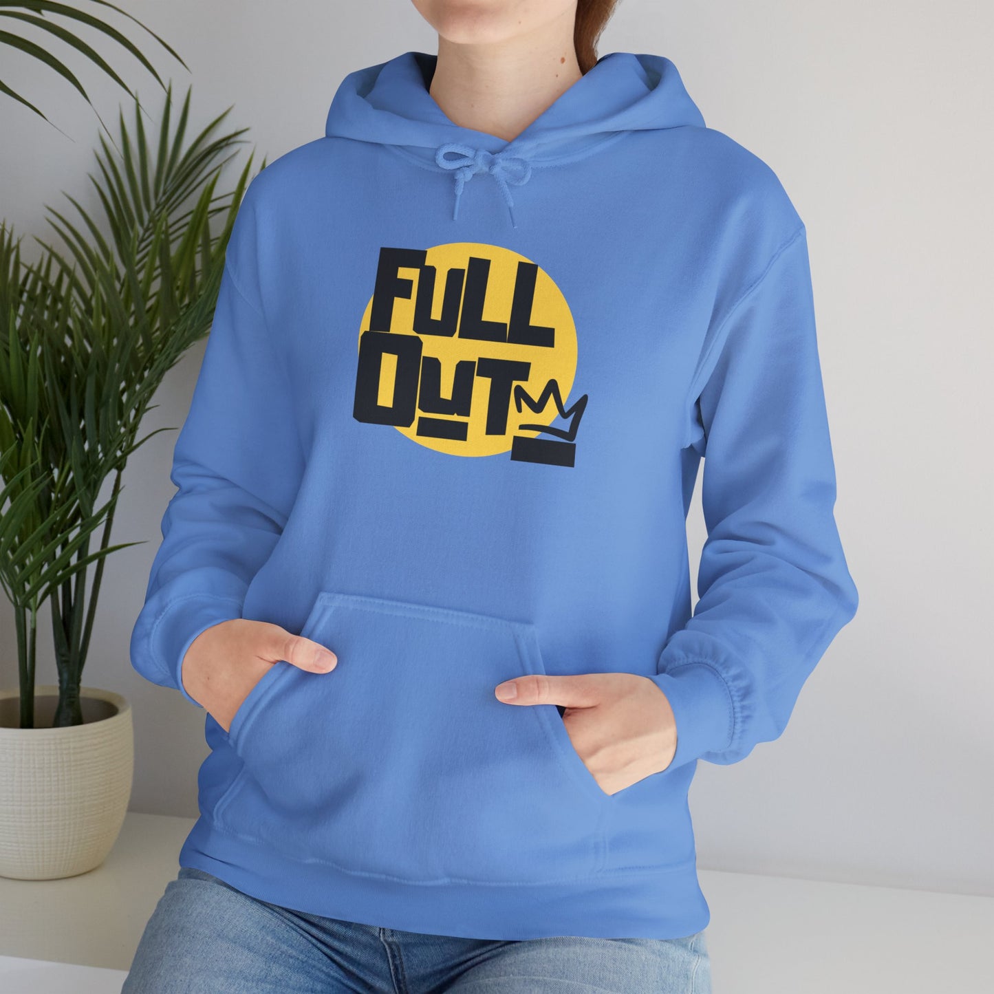 "Full Out" Dance Hoodie – Bold Streetwear-Inspired Unisex Hooded Sweatshirt for Dancers